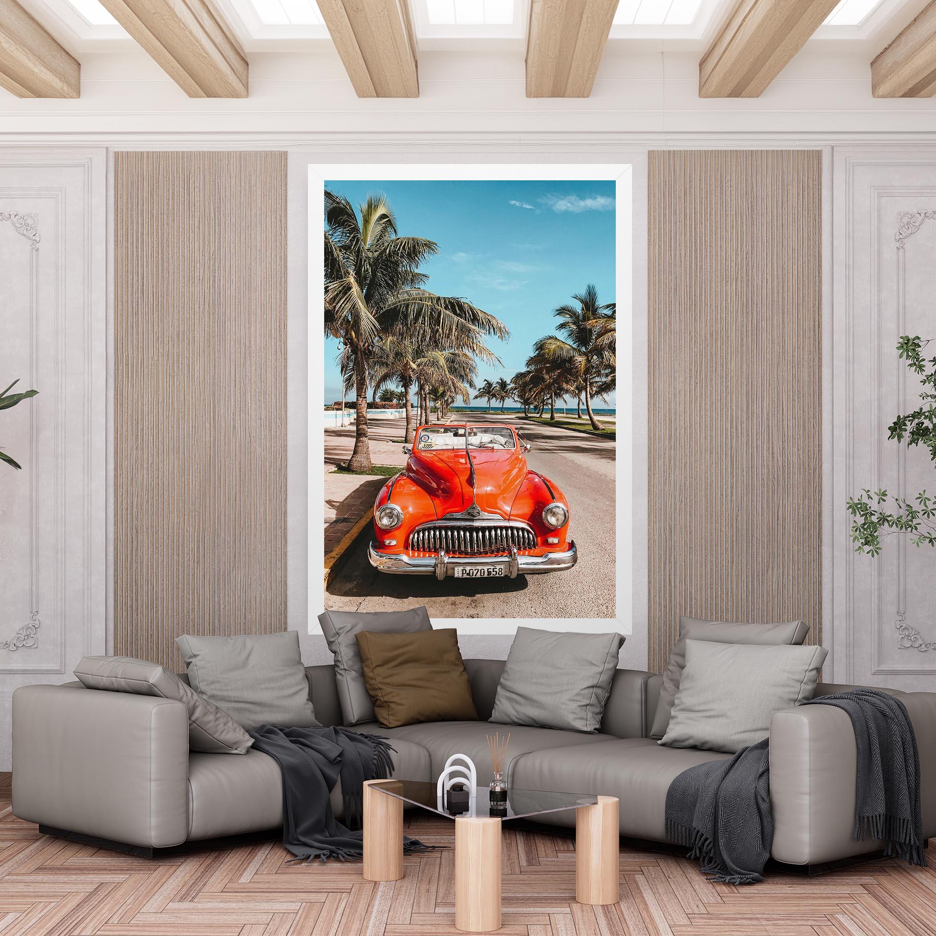 Tablou Canvas Red Summer Car mockup 6