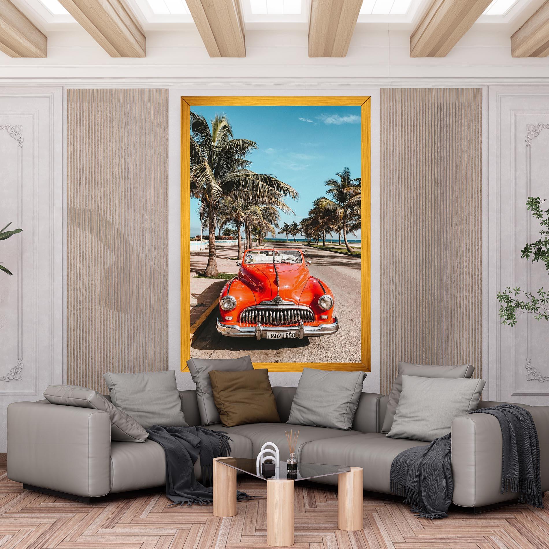 Tablou Canvas Red Summer Car mockup 6