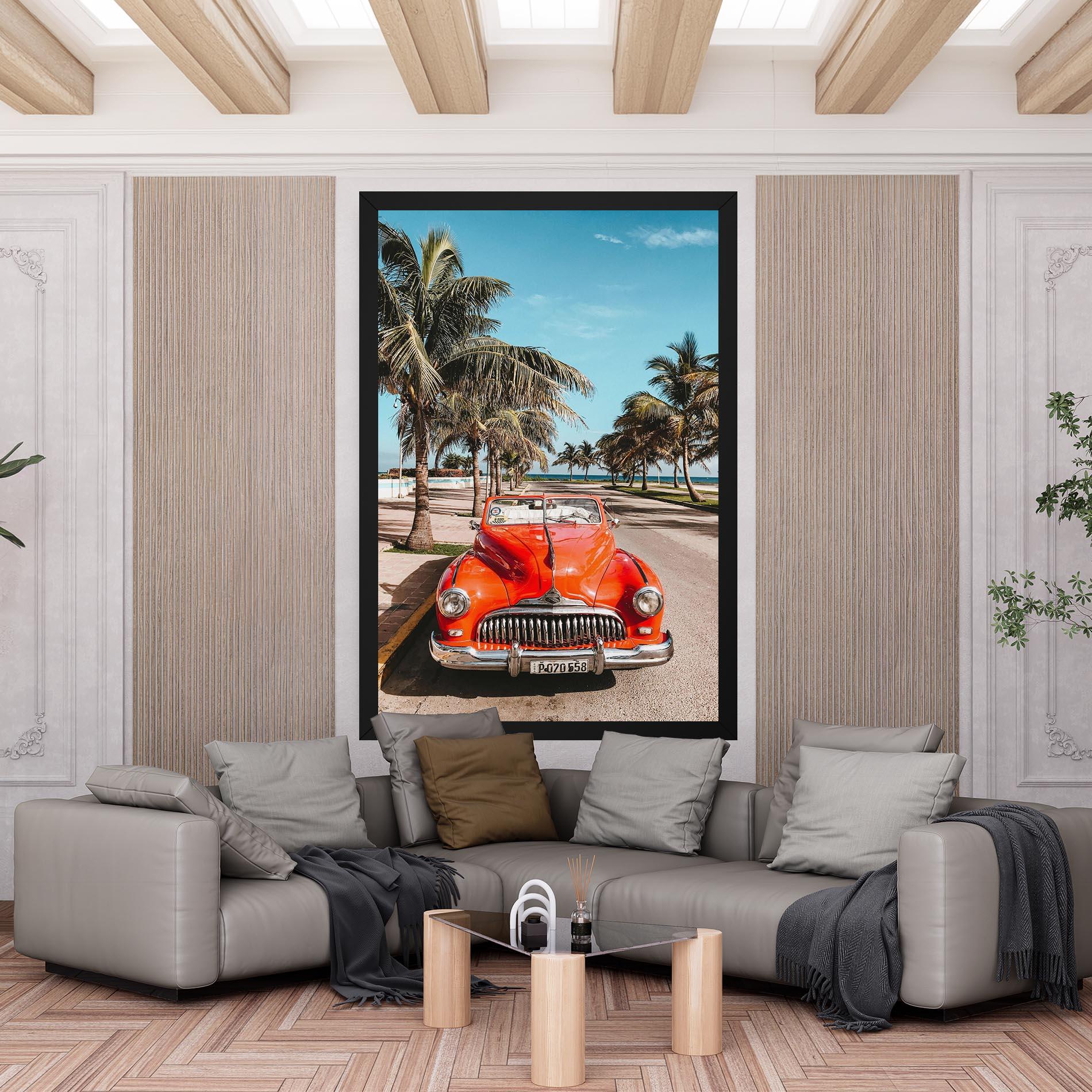 Tablou Canvas Red Summer Car mockup 6