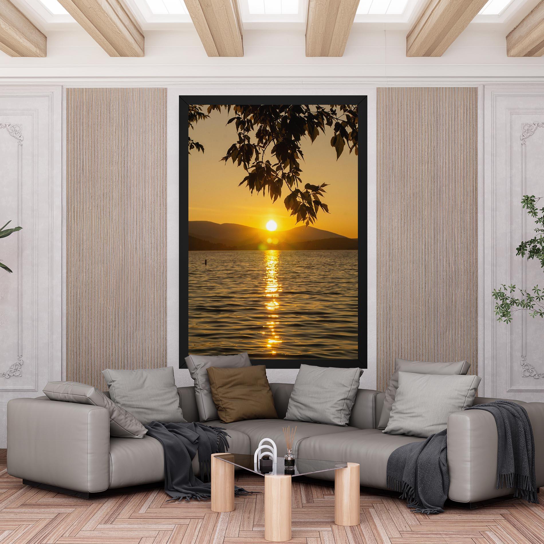 Tablou Canvas Yellow Sunrise mockup 6