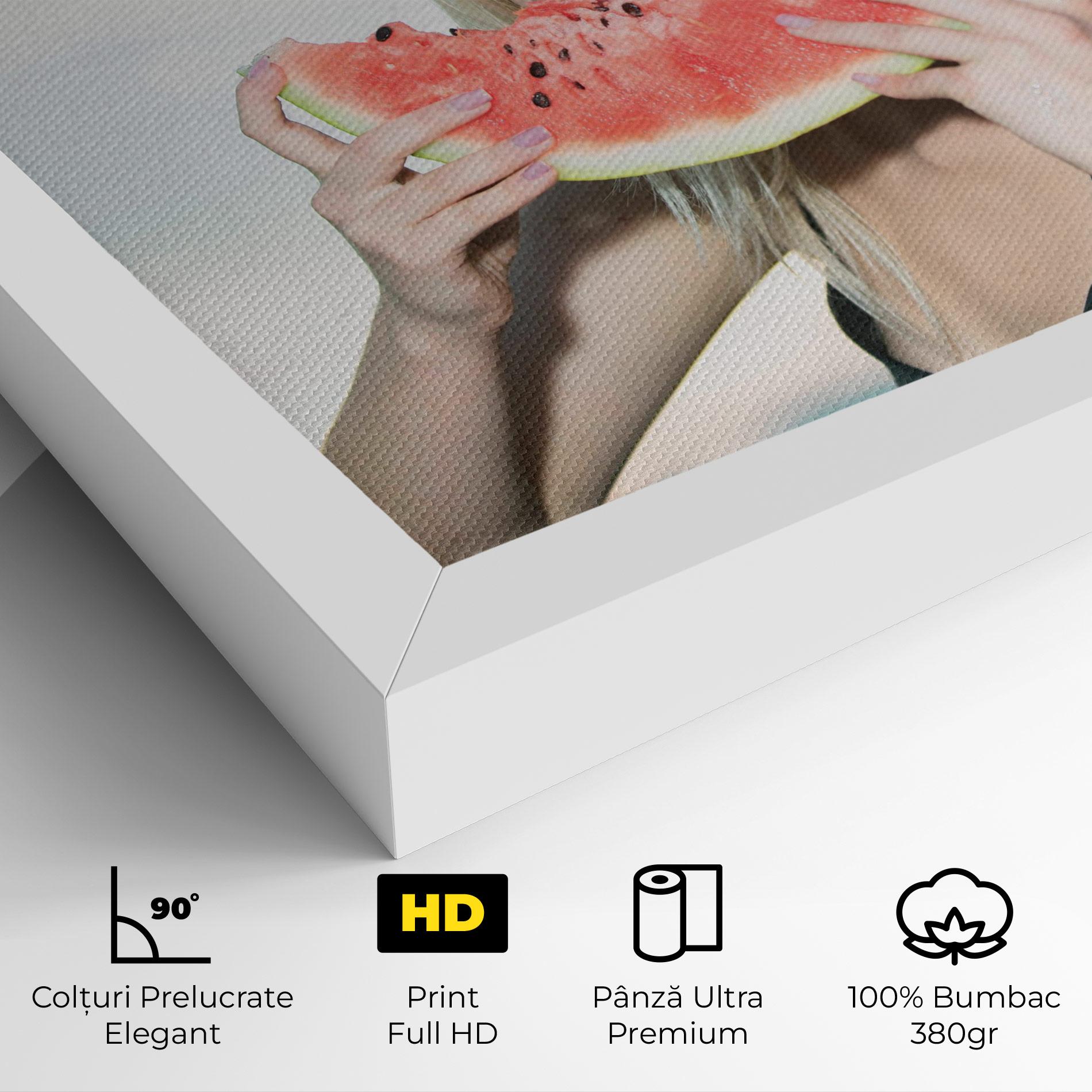 Tablou Canvas Eating Watermelon mockup 4