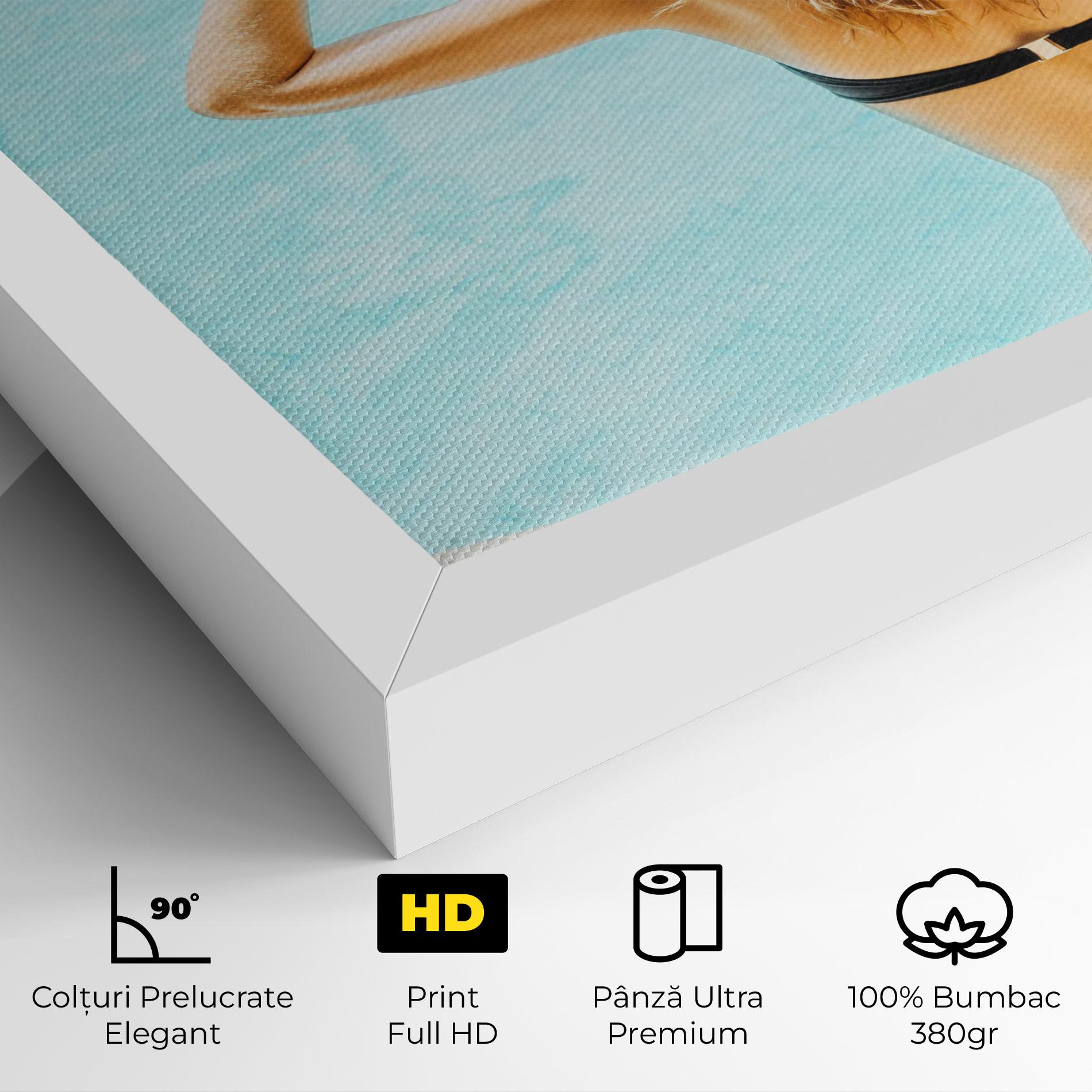 Tablou Canvas Enjoying Swimming Pool mockup 4