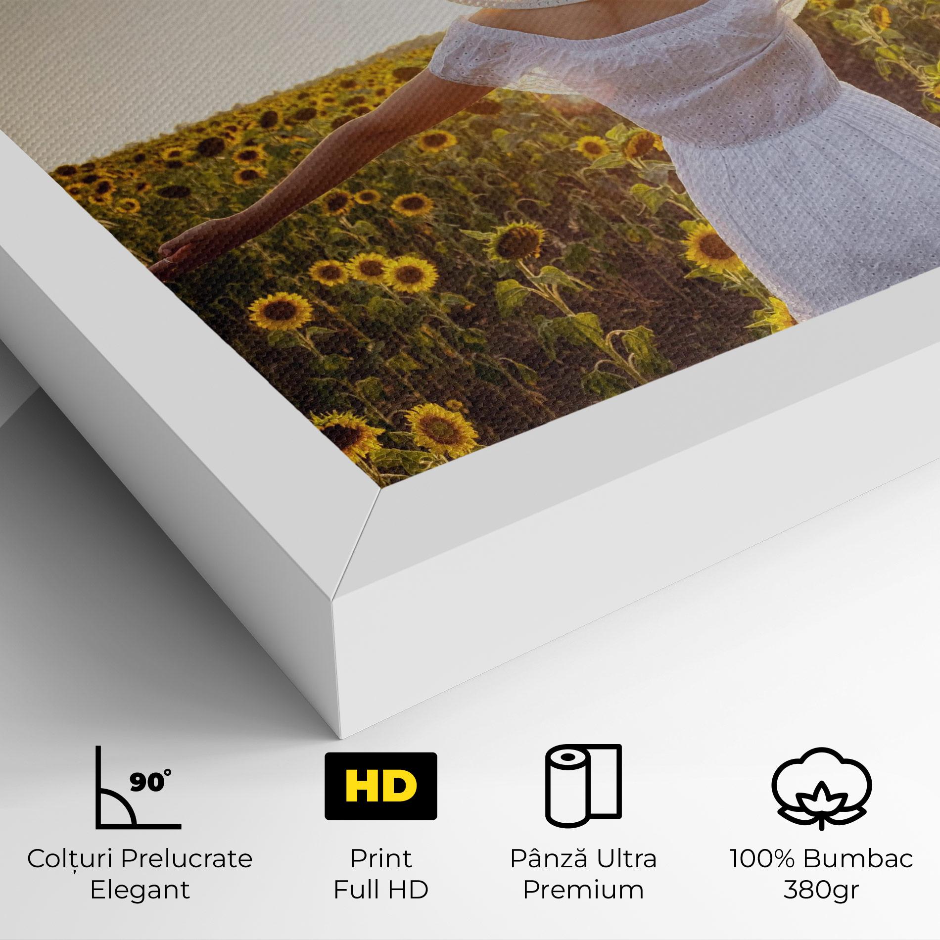 Tablou Canvas Girl In Nature mockup 4