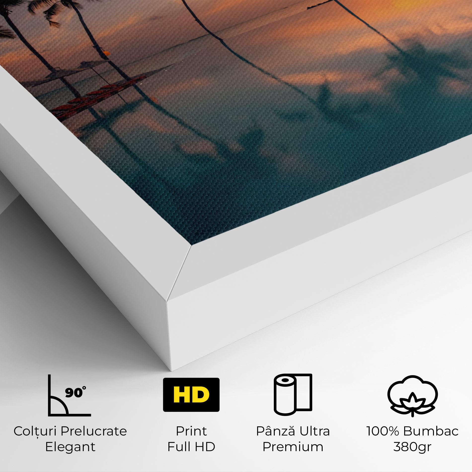 Tablou Canvas Tropical Beach mockup 4