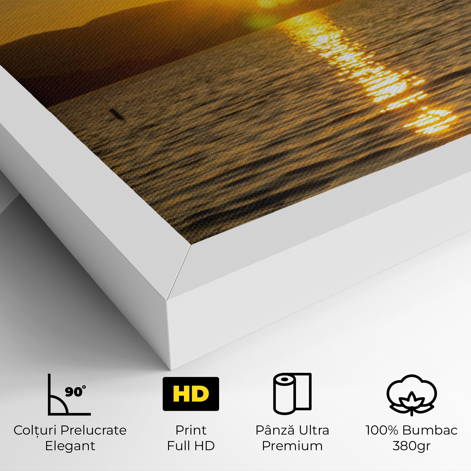 Tablou Canvas Yellow Sunrise mockup 4