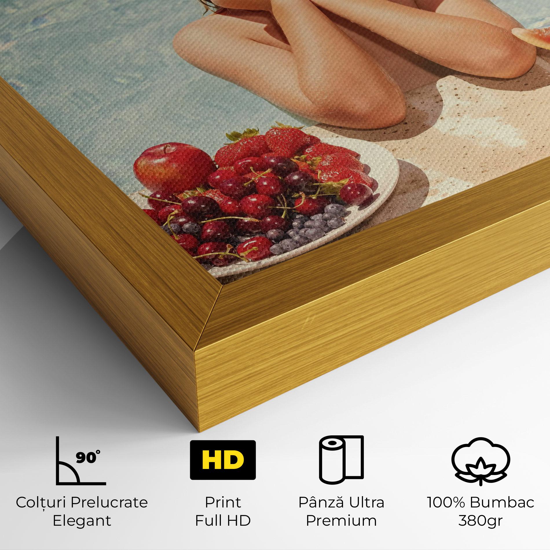 Tablou Canvas Child Swimming mockup 4