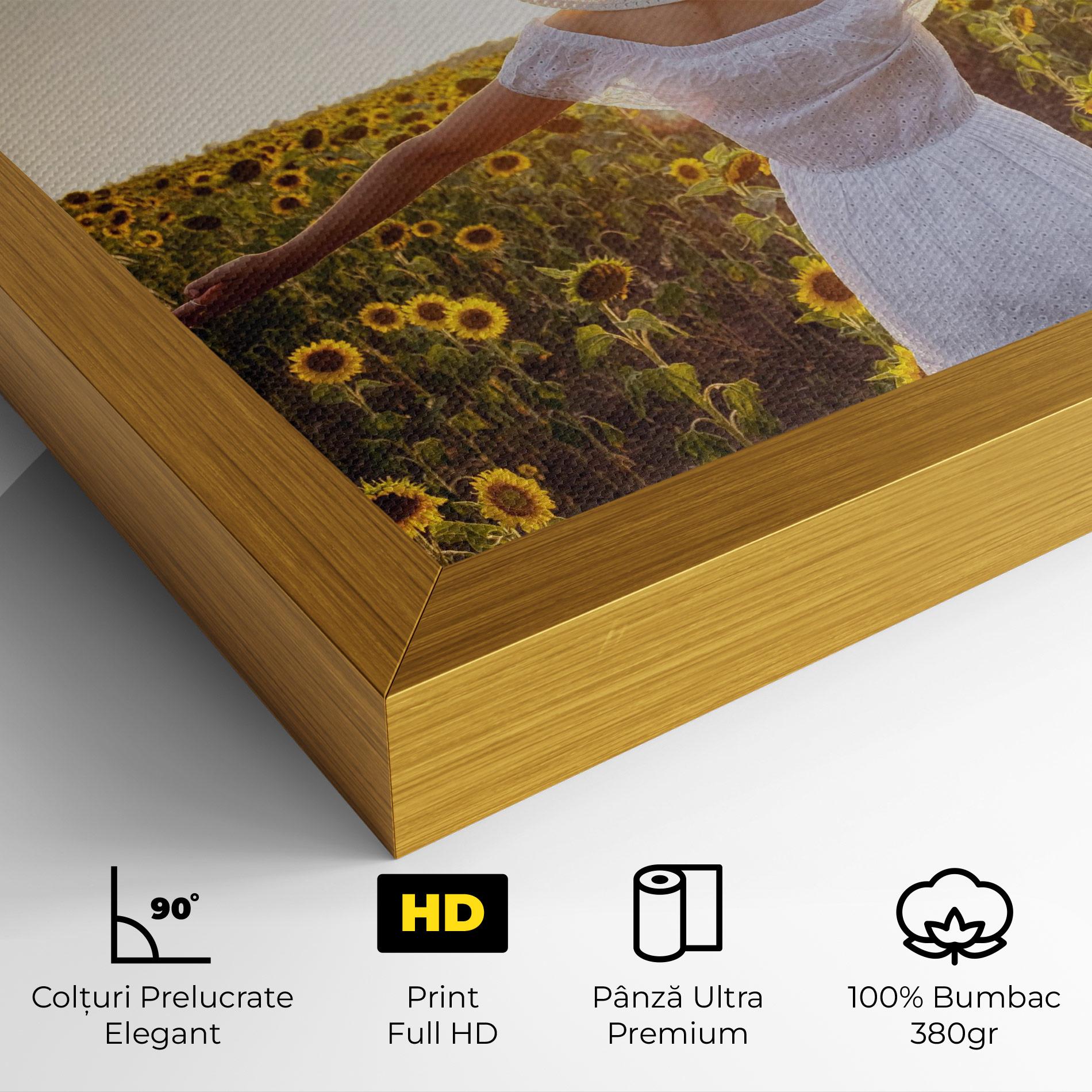 Tablou Canvas Girl In Nature mockup 4