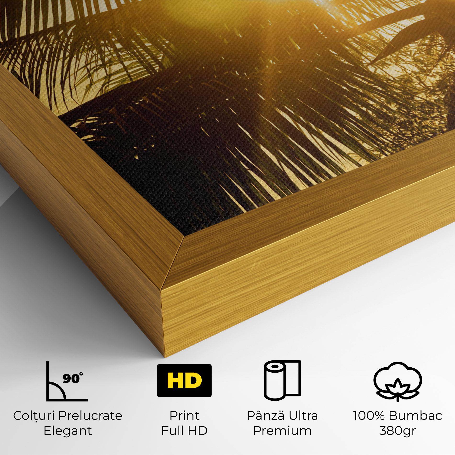 Tablou Canvas Palm Trees Sun mockup 4
