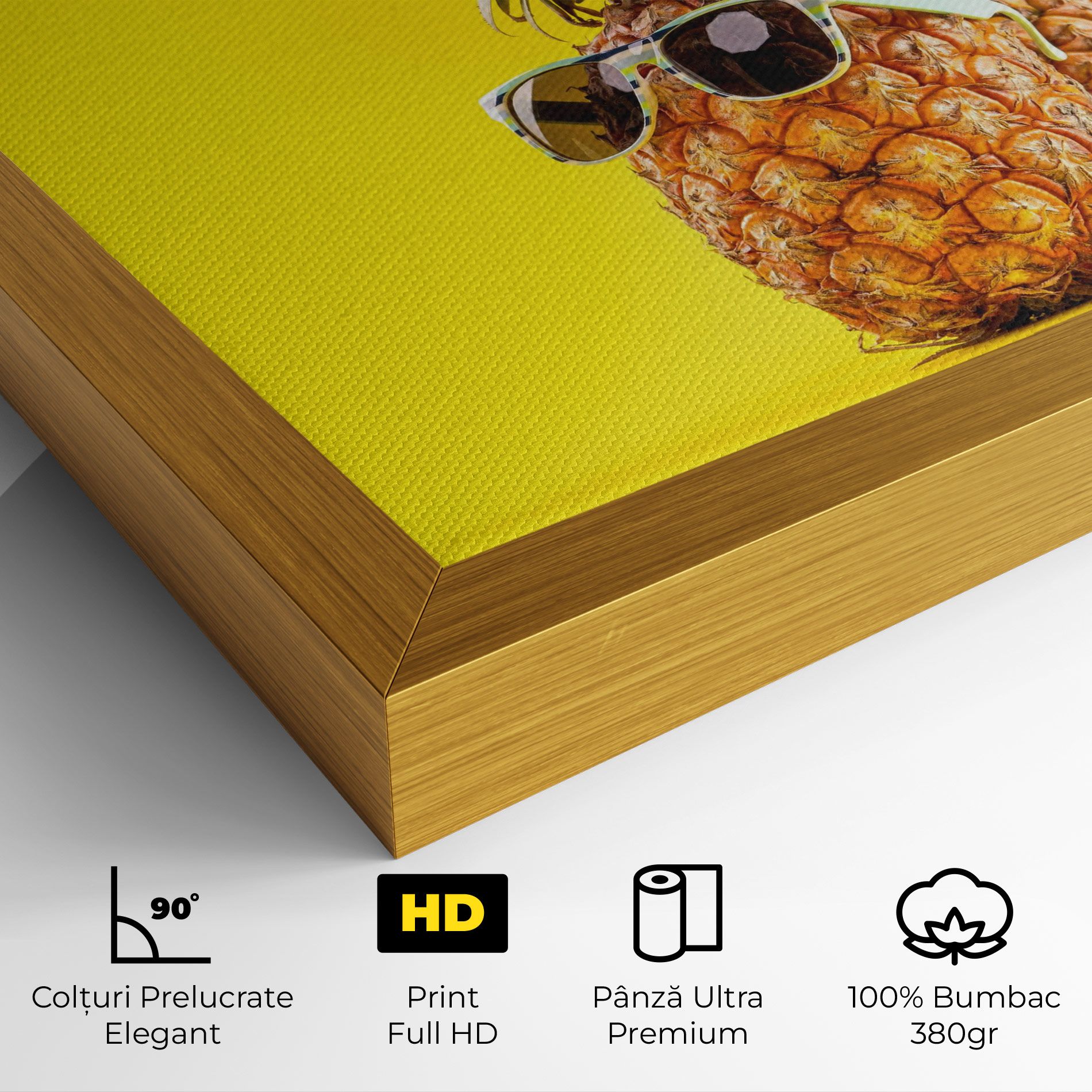 Pineapple Looking Up mockup 4