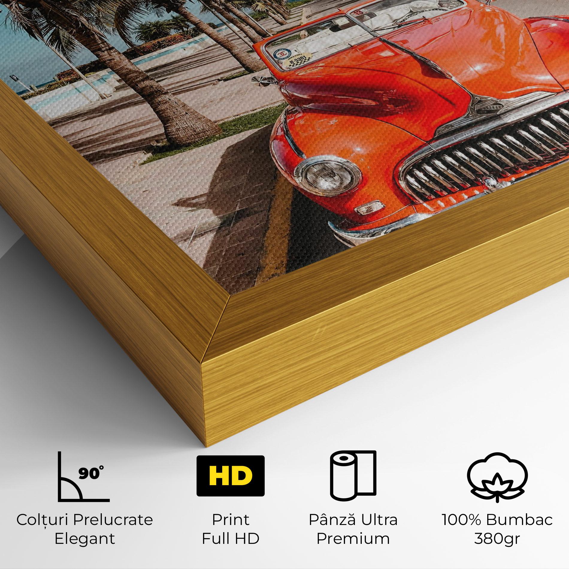 Tablou Canvas Red Summer Car mockup 4