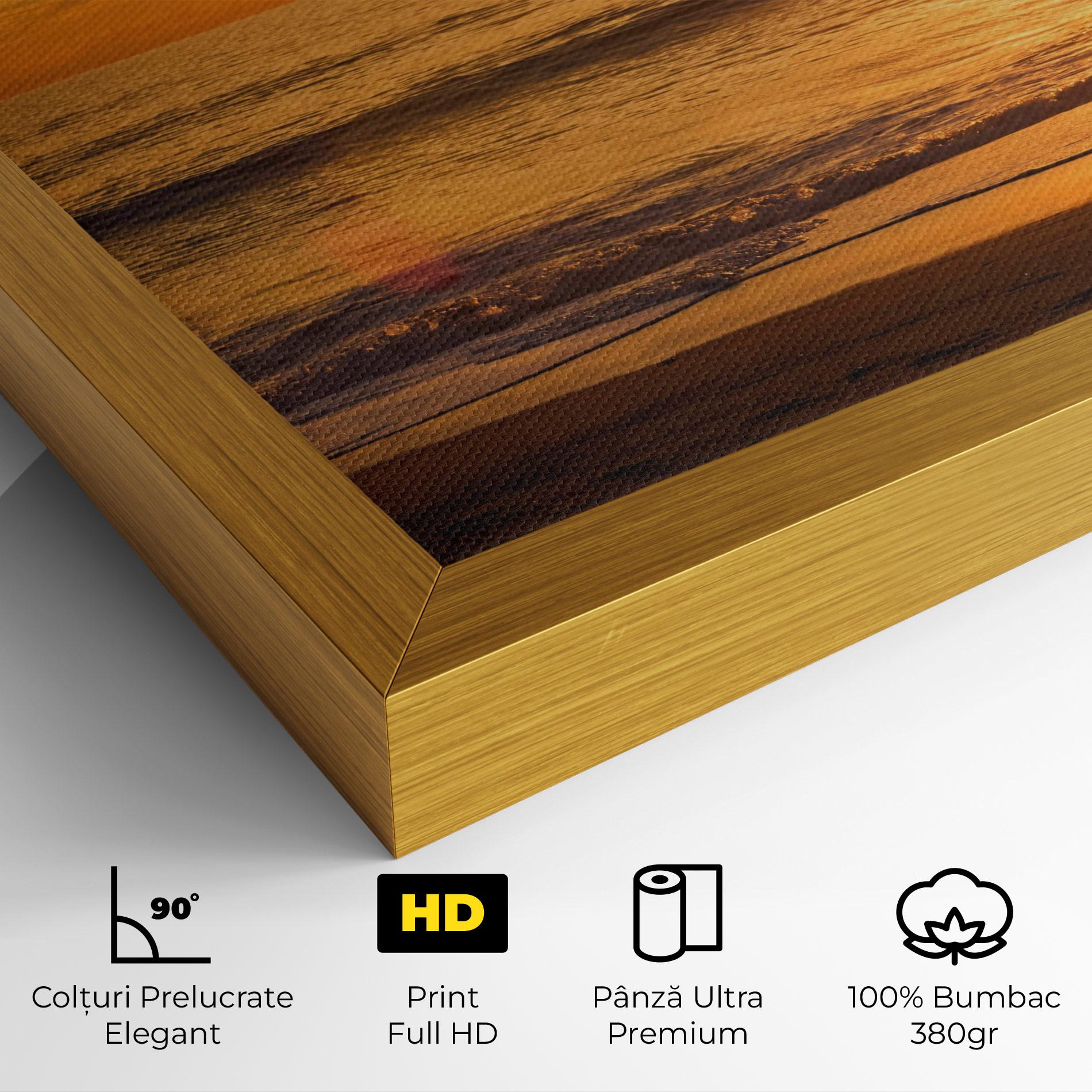 Tablou Canvas Sunset Ocean Coast mockup 4