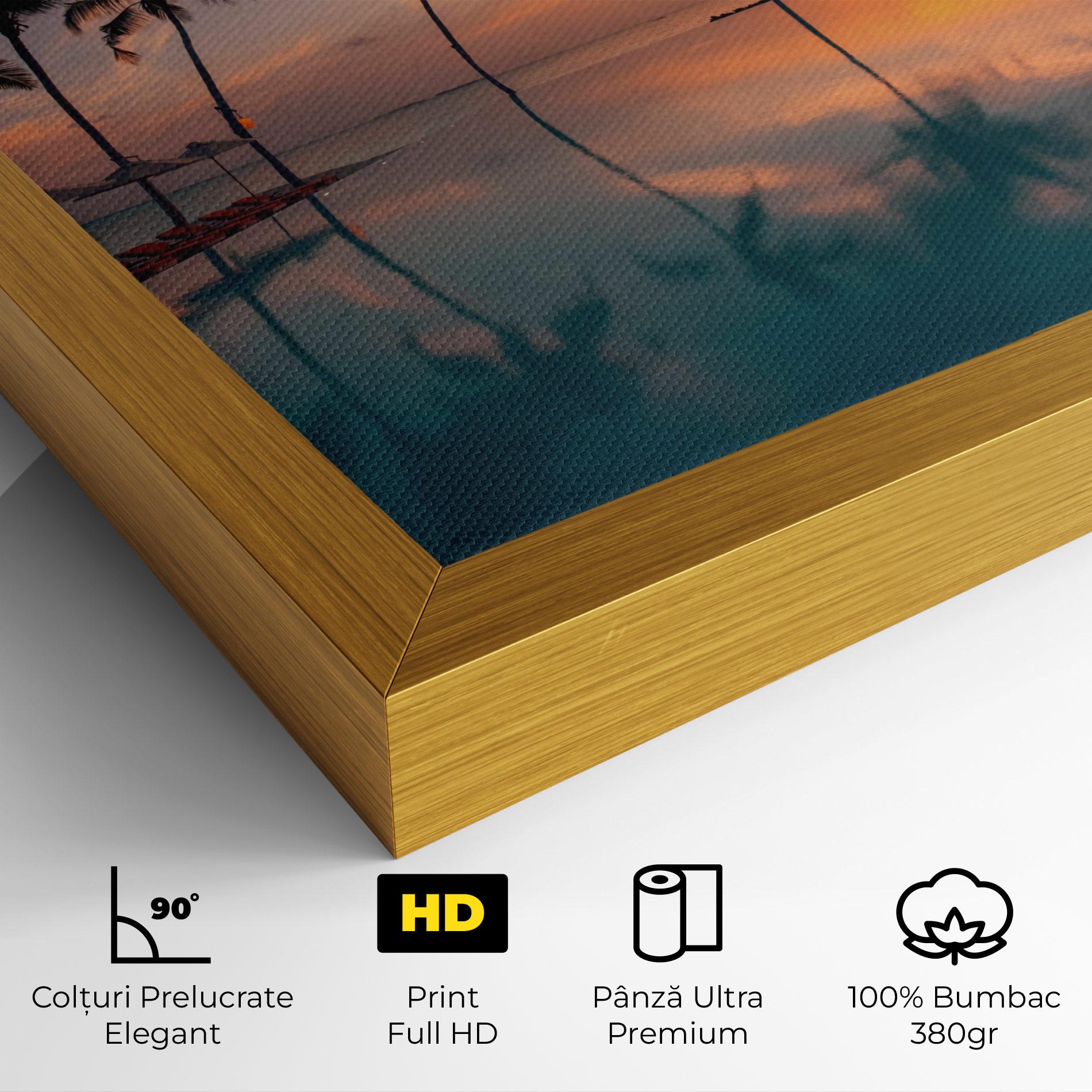 Tablou Canvas Tropical Beach mockup 4