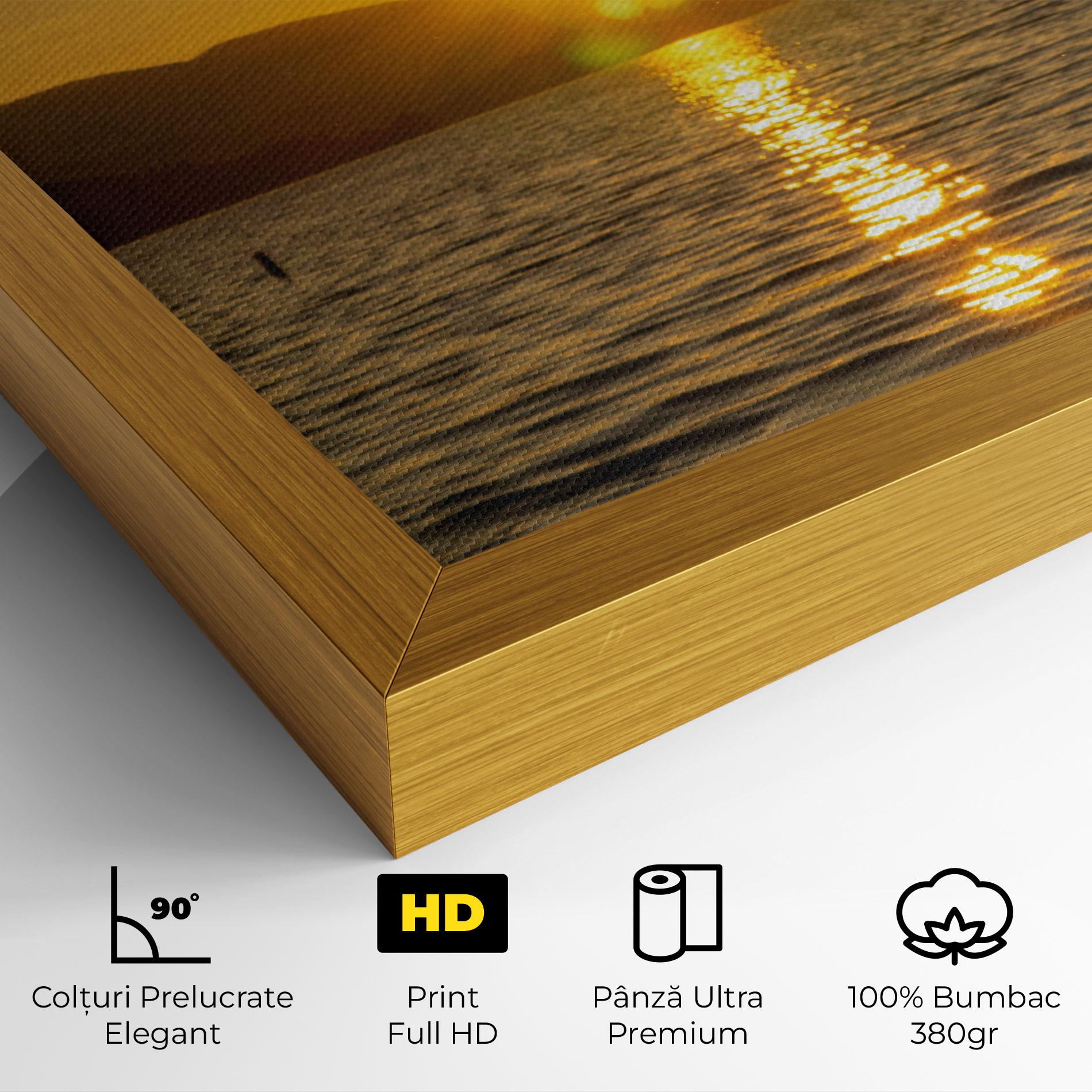 Tablou Canvas Yellow Sunrise mockup 4