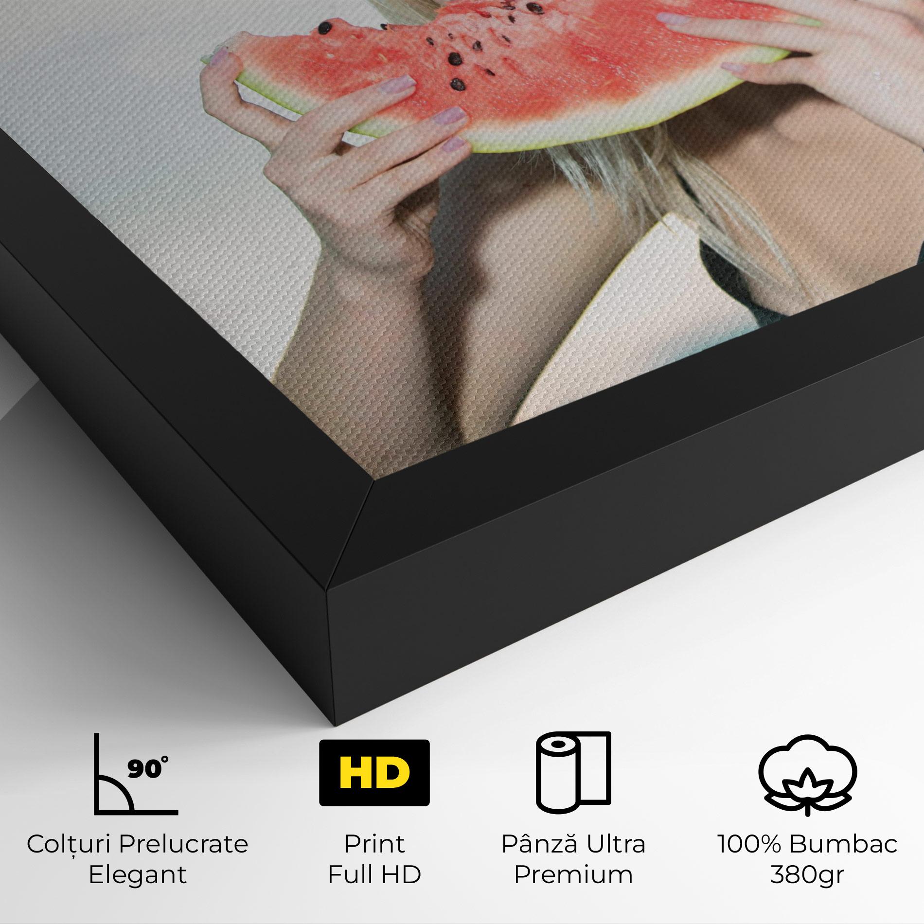 Tablou Canvas Eating Watermelon mockup 4