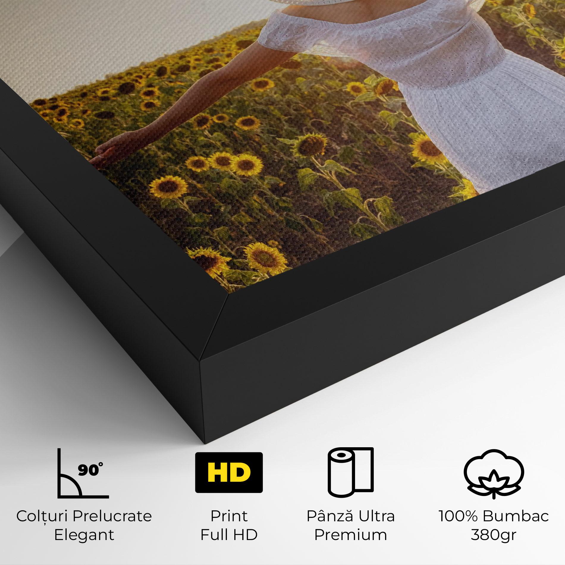 Tablou Canvas Girl In Nature mockup 4