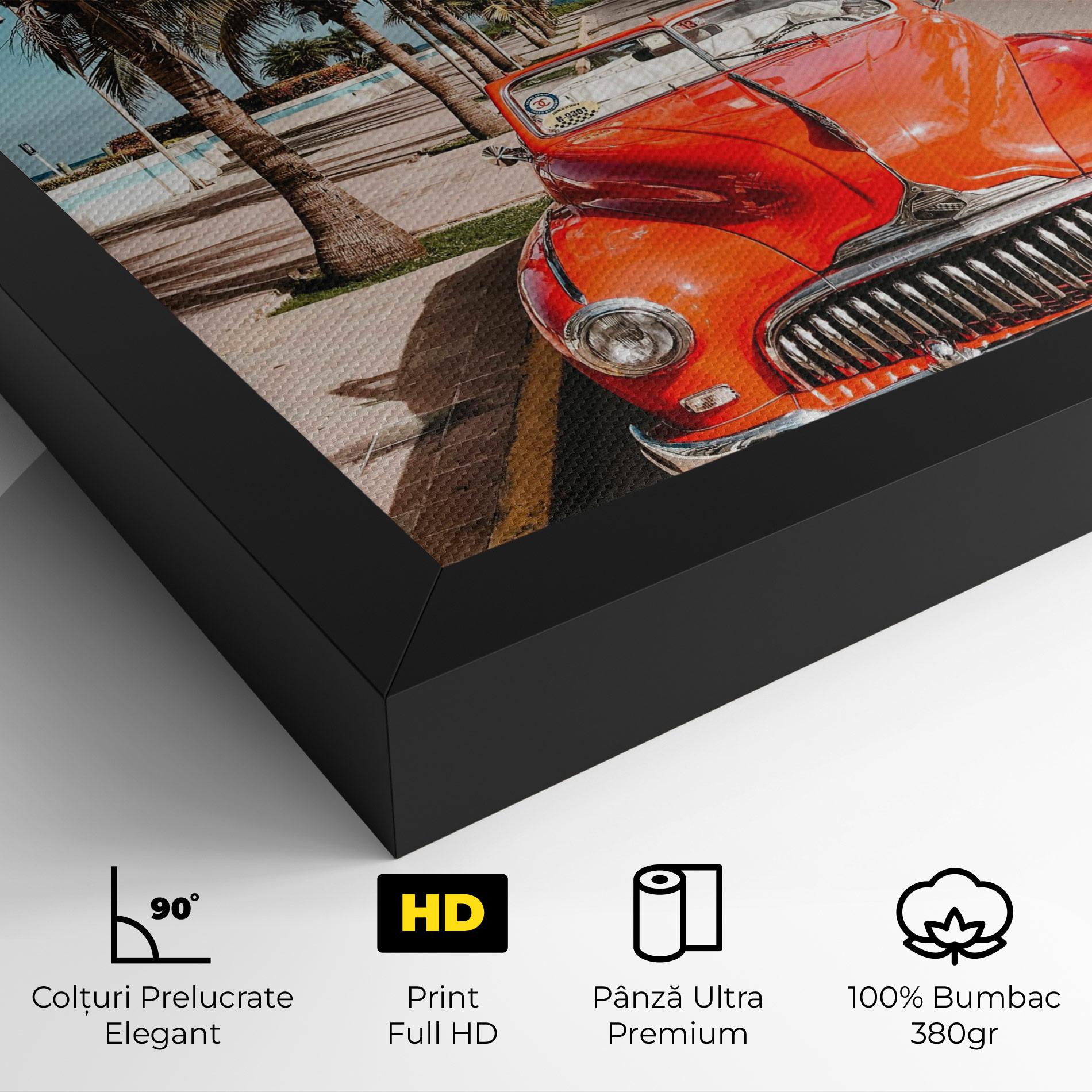 Tablou Canvas Red Summer Car mockup 4
