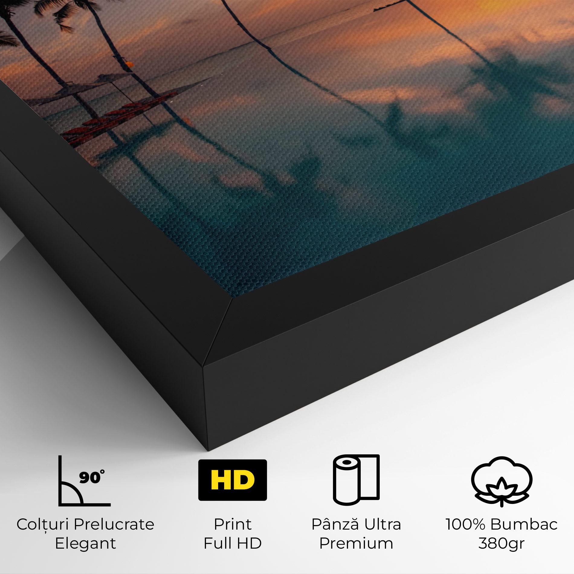 Tablou Canvas Tropical Beach mockup 4
