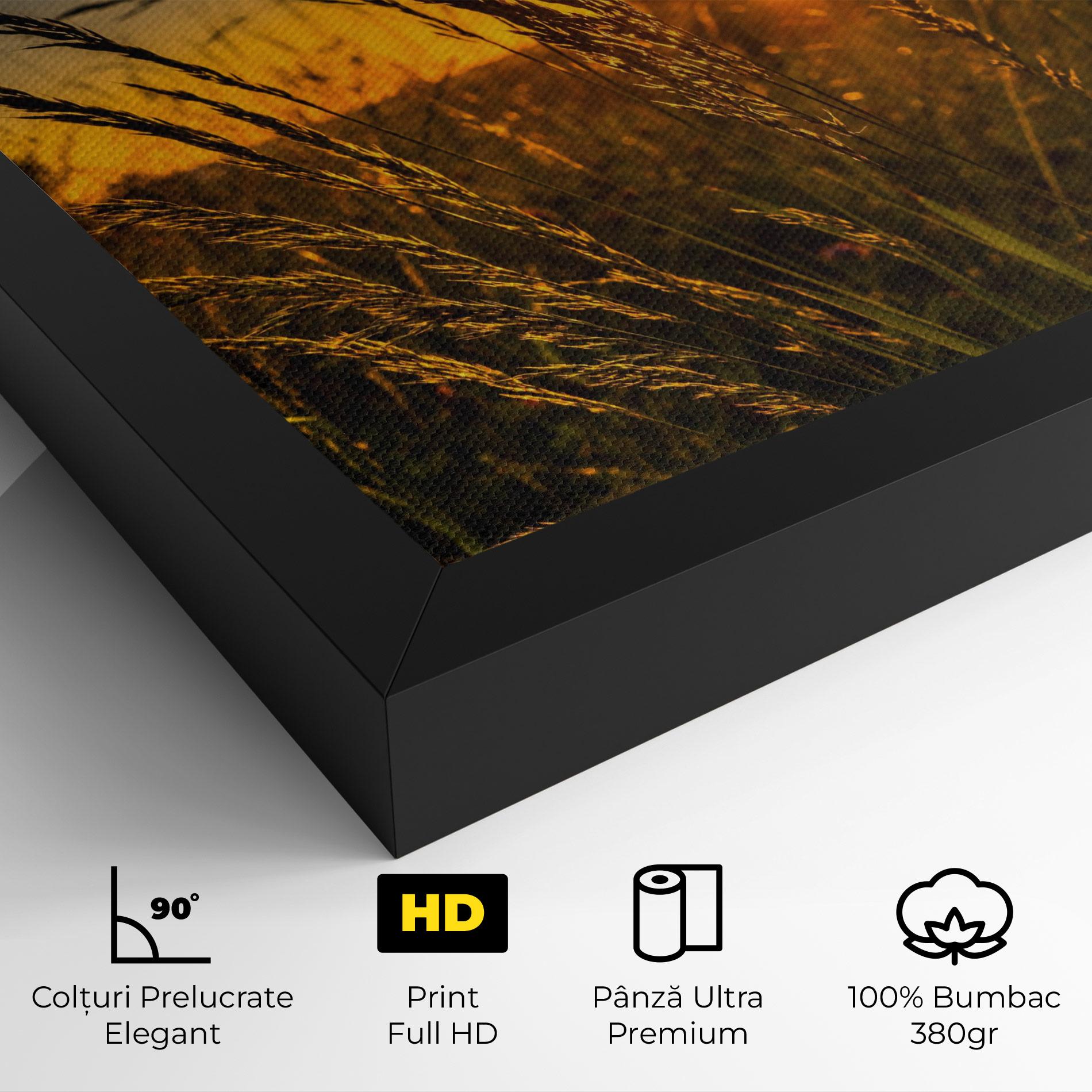 Tablou Canvas Wheat Sunset mockup 4