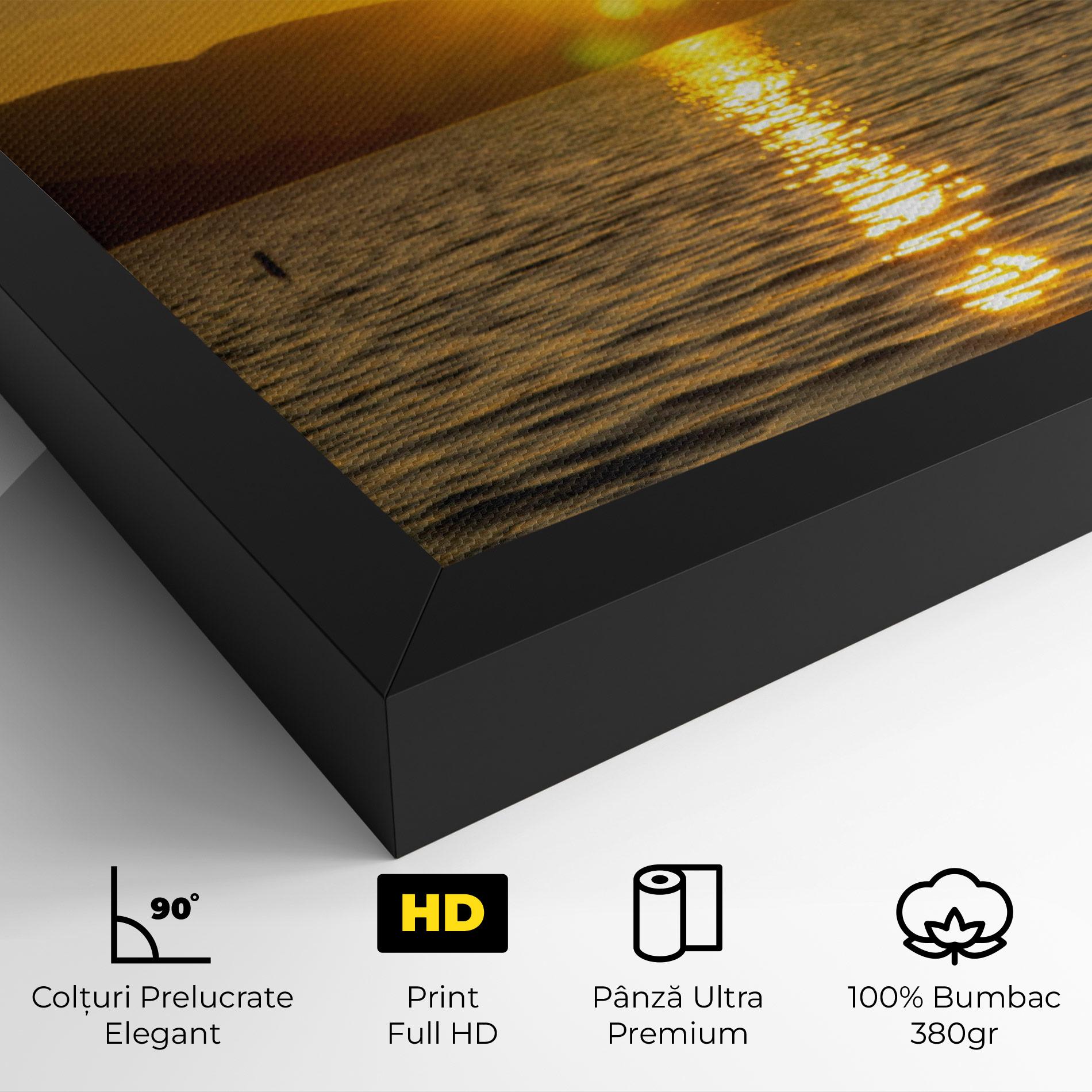 Tablou Canvas Yellow Sunrise mockup 4
