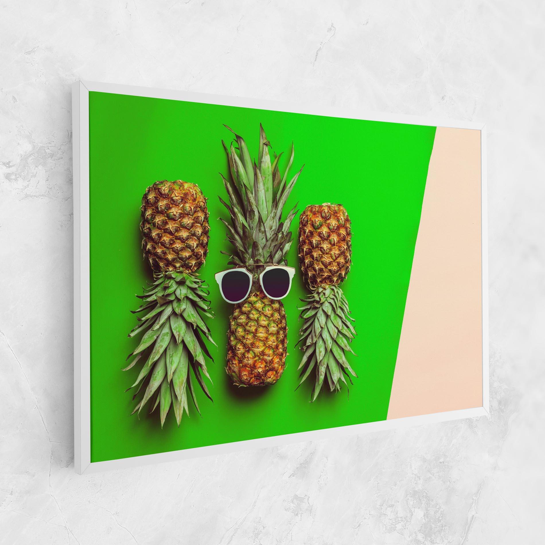 Tablou Canvas Green Pineapple mockup 1