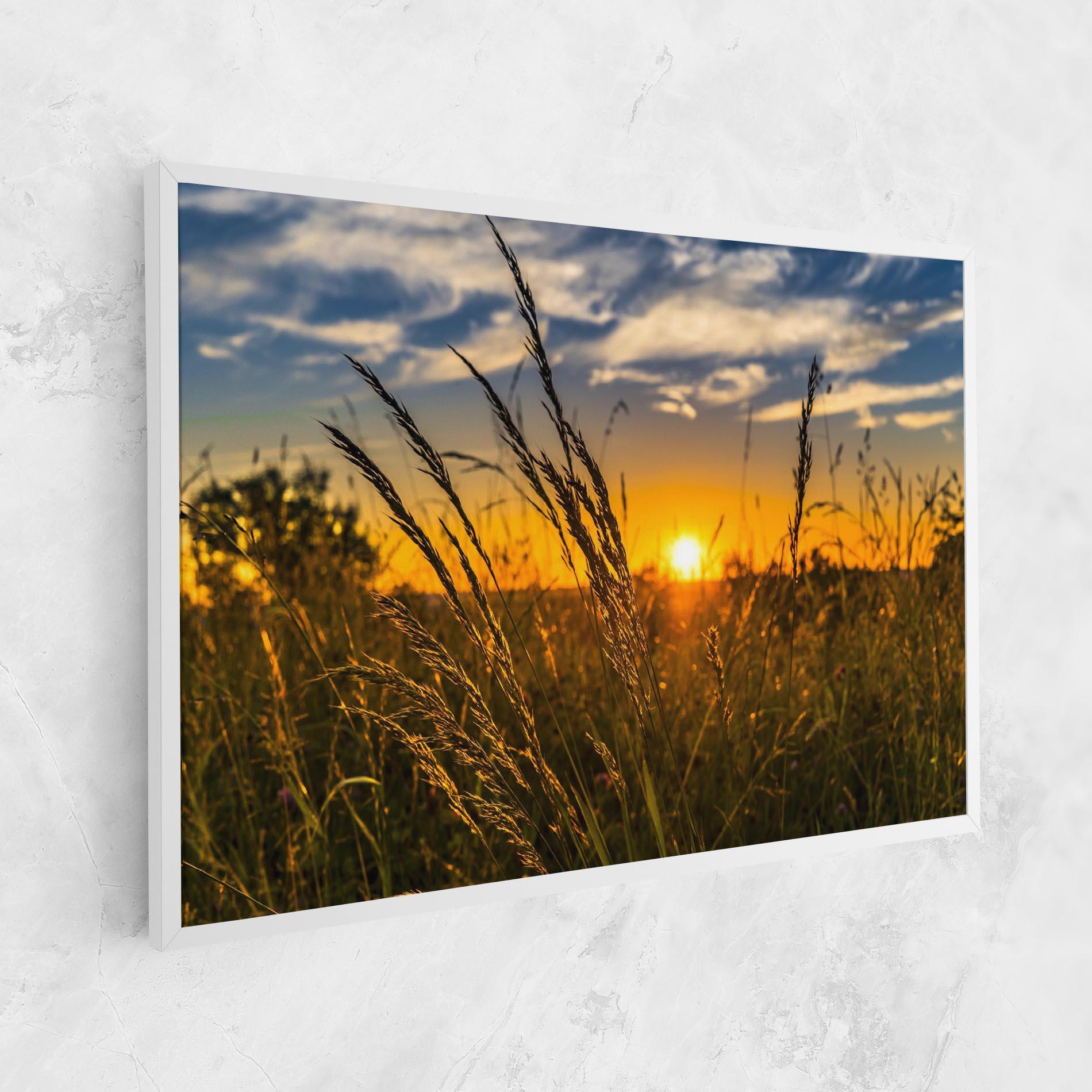 Tablou Canvas Wheat Sunset mockup 1