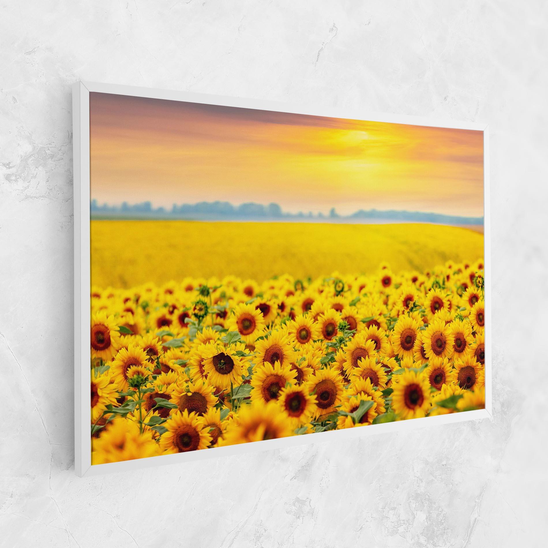 Tablou Canvas Yellow Sunflowers mockup 1