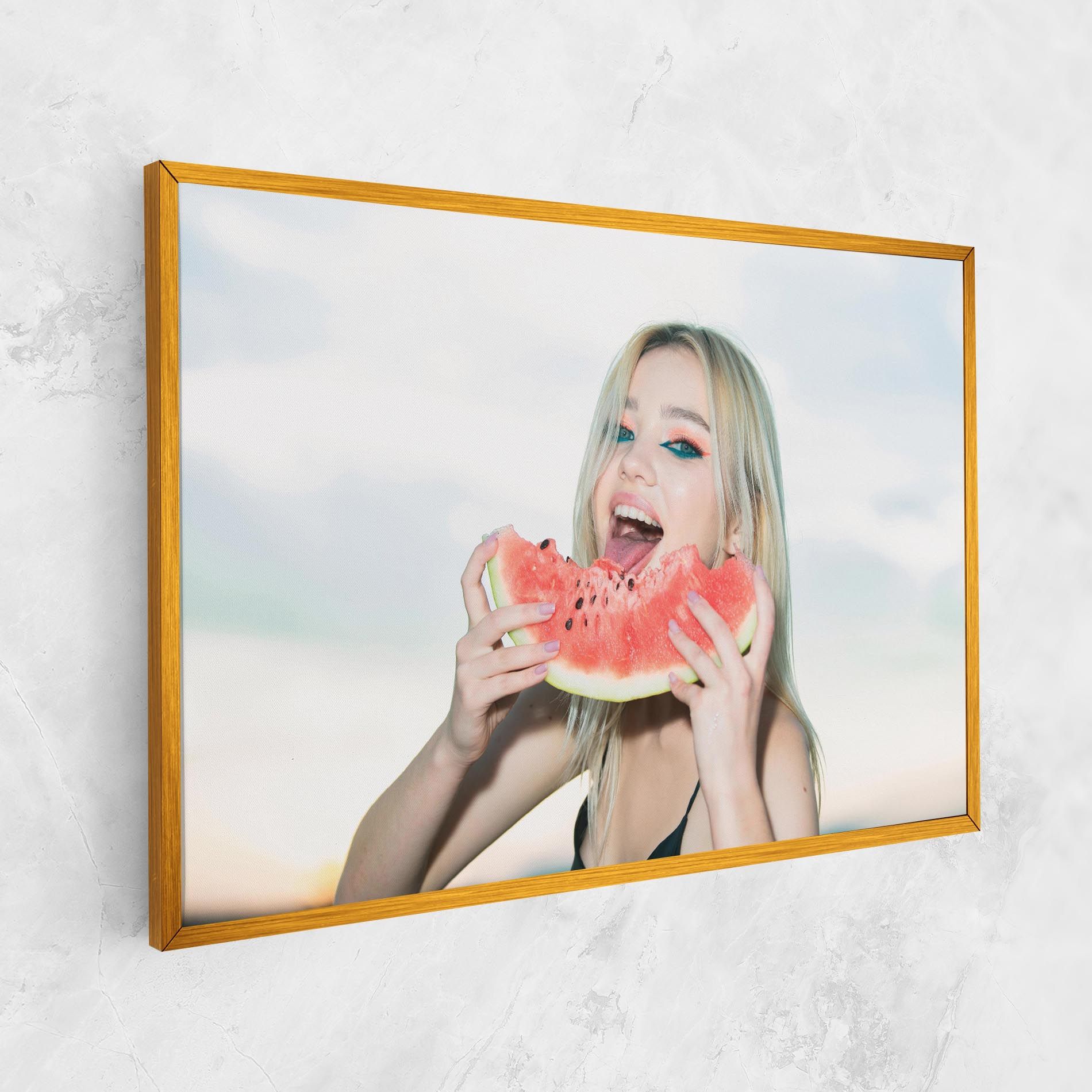 Eating Watermelon mockup 1