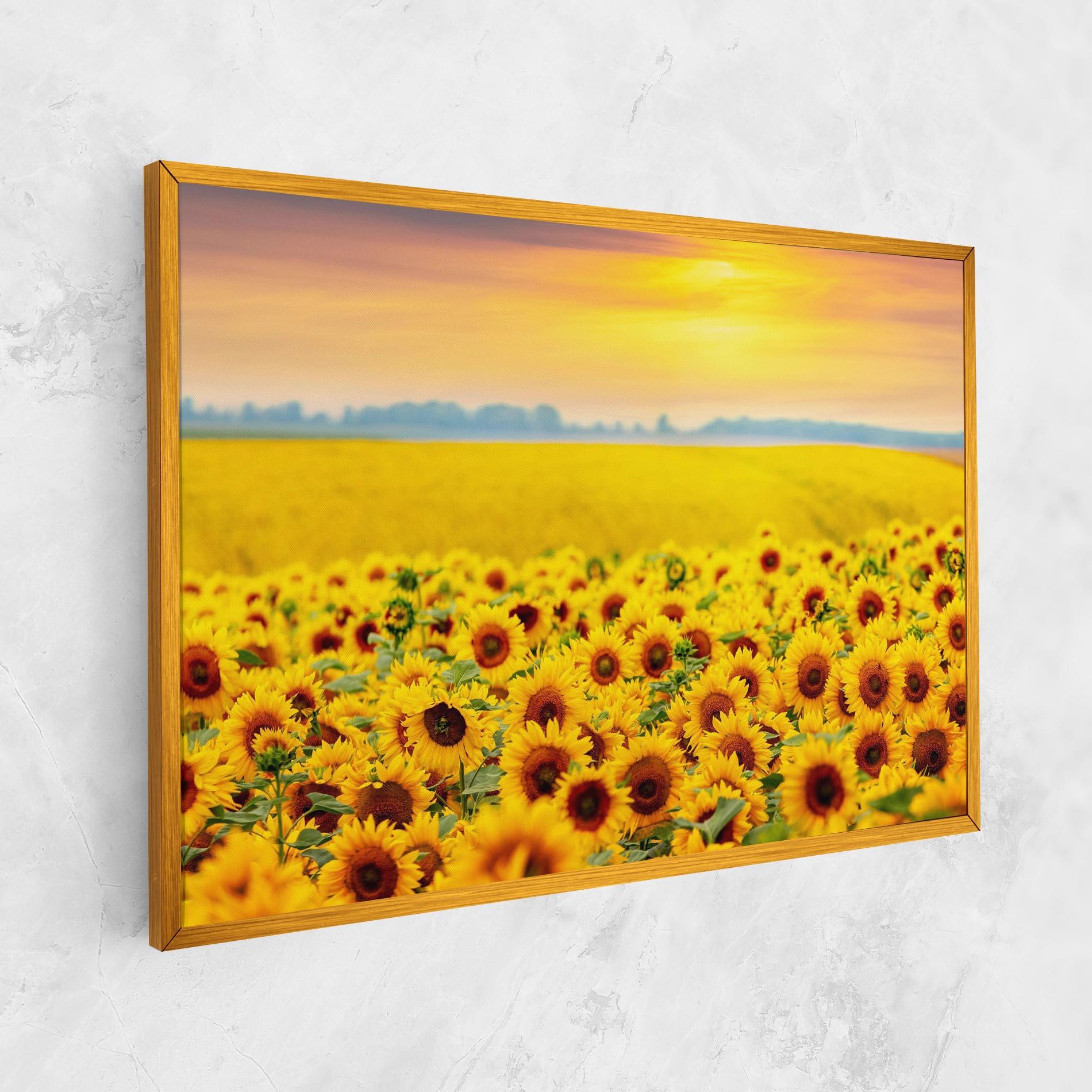 Tablou Canvas Yellow Sunflowers mockup 1