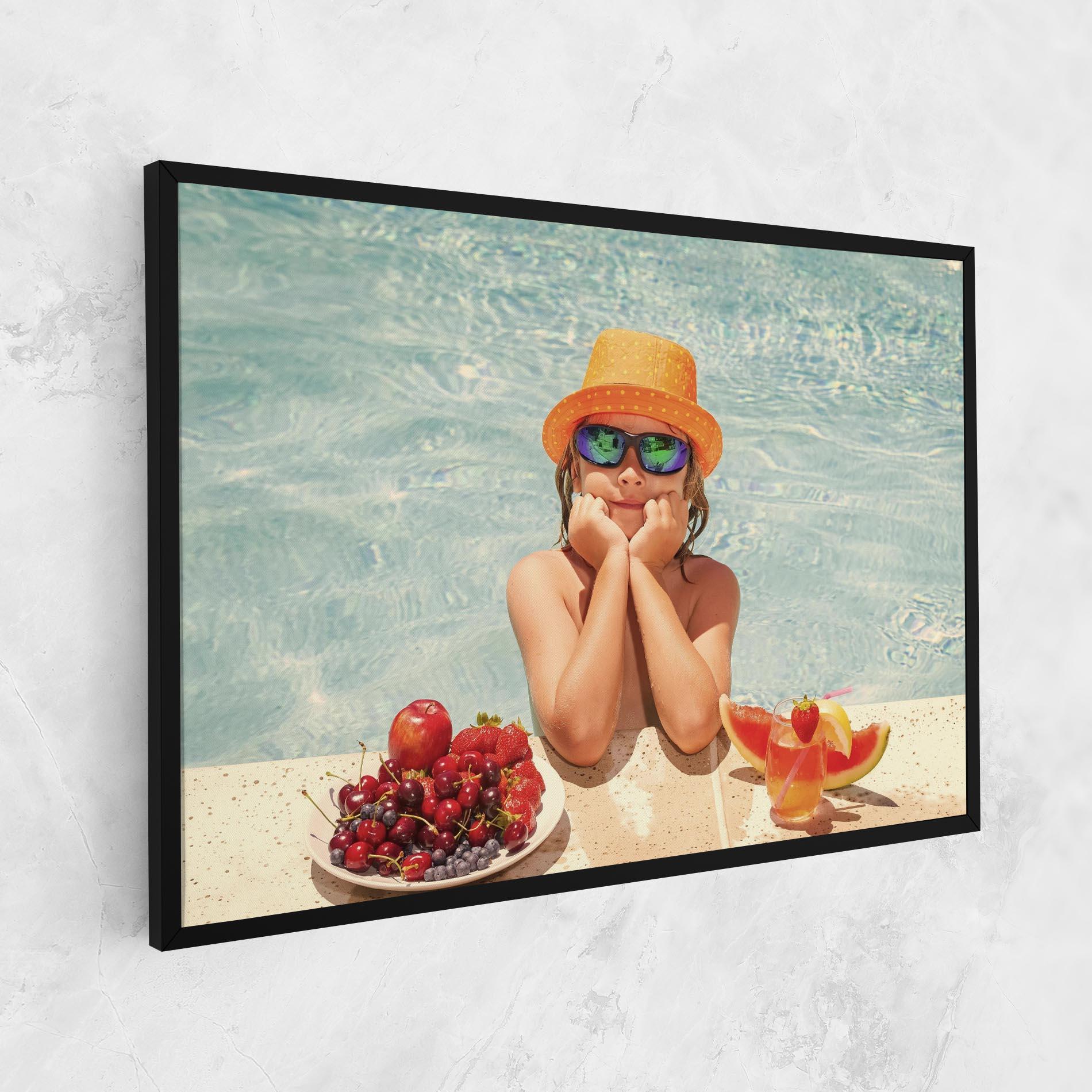 Tablou Canvas Child Swimming mockup 1