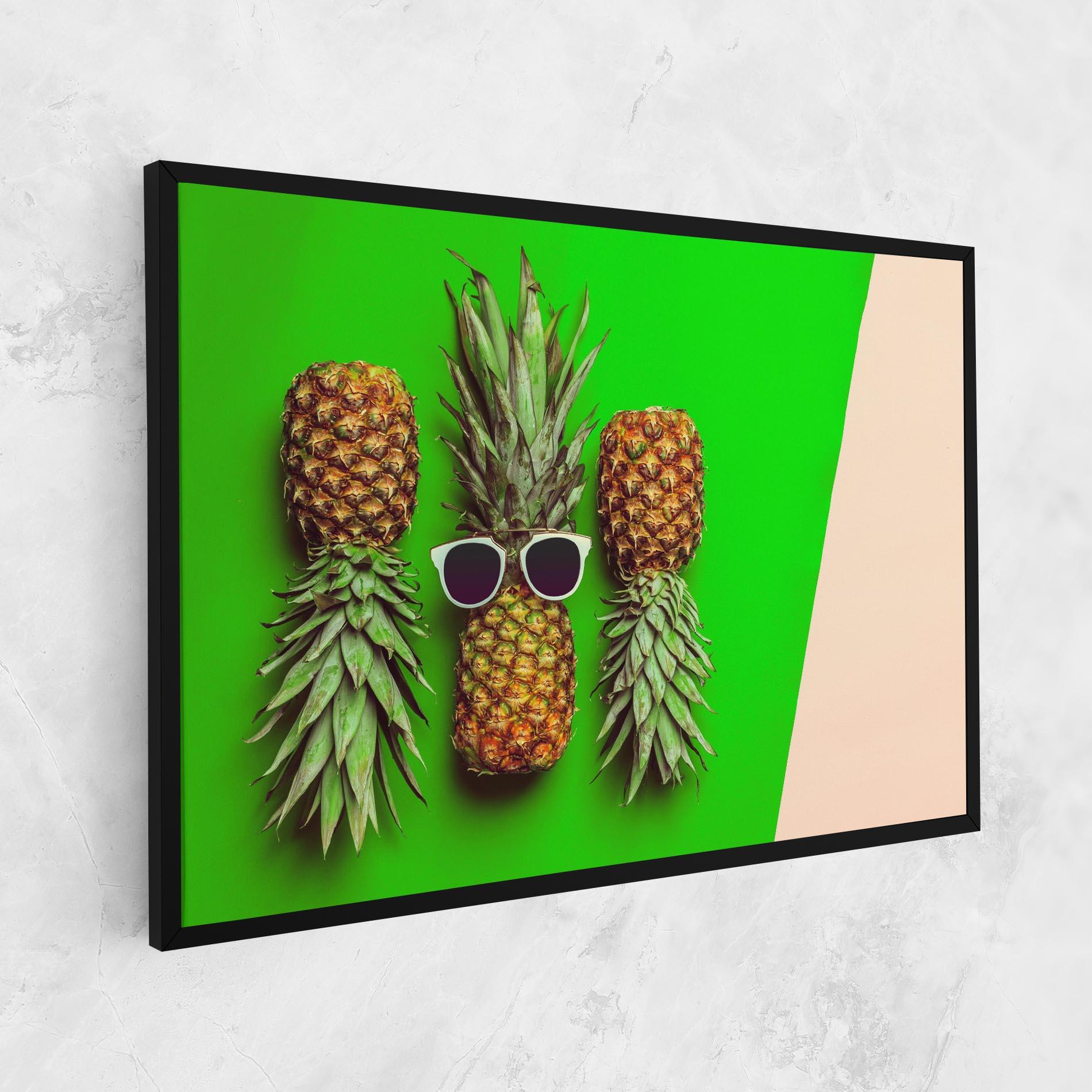 Tablou Canvas Green Pineapple mockup 1