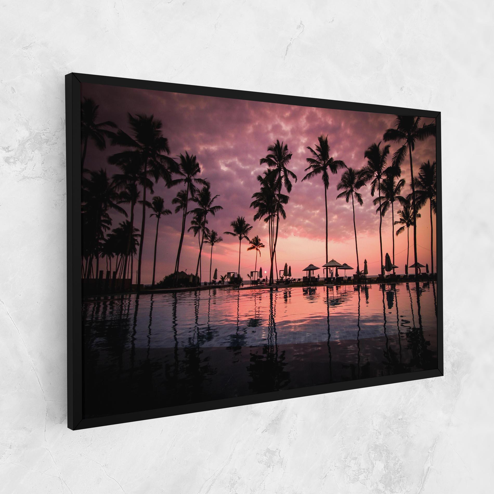 Tablou Canvas Purple Sunset mockup 1