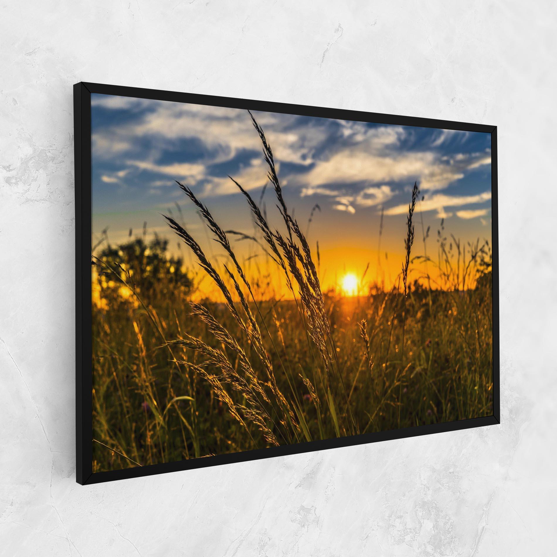 Tablou Canvas Wheat Sunset mockup 1