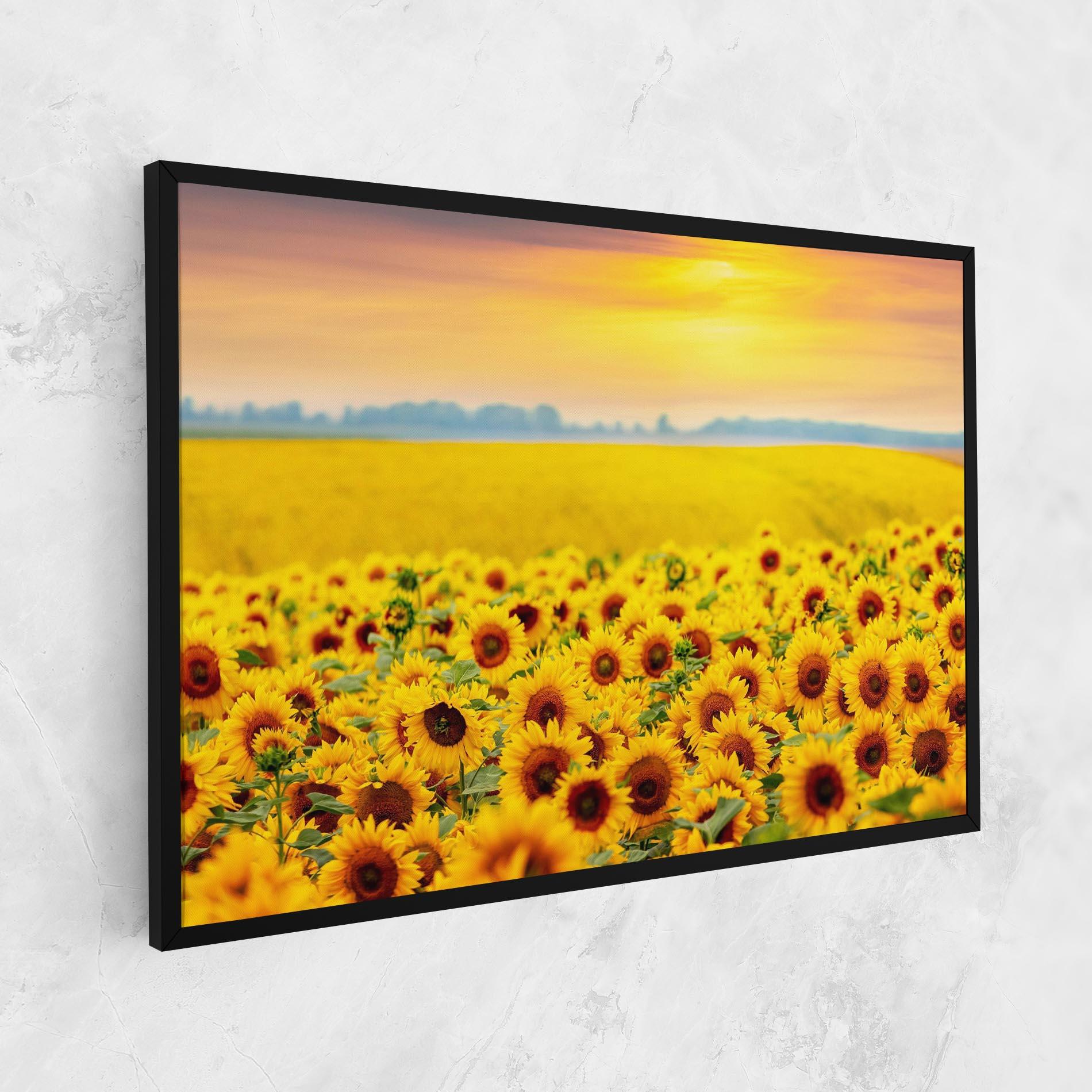 Tablou Canvas Yellow Sunflowers mockup 1