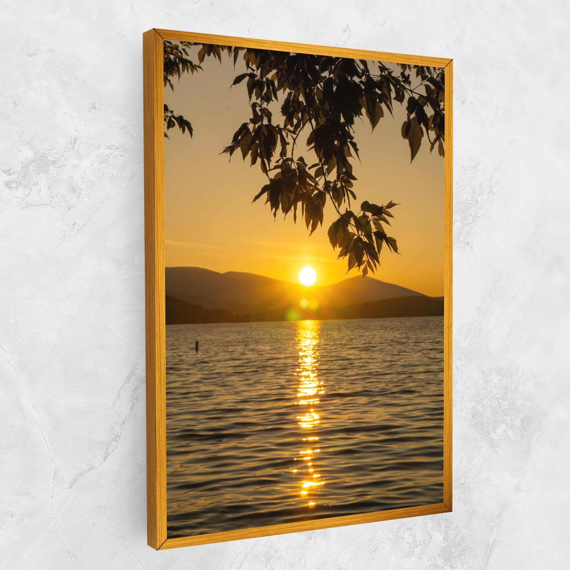 Tablou Canvas Yellow Sunrise mockup 1
