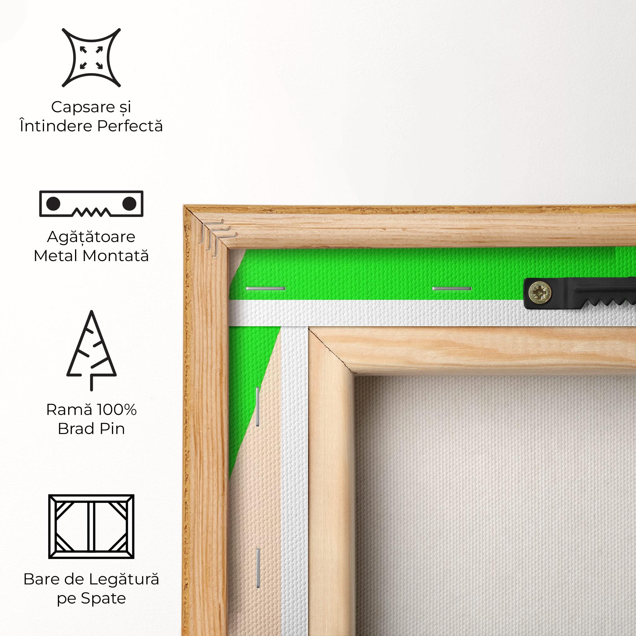 Tablou Canvas Green Pineapple mockup 5