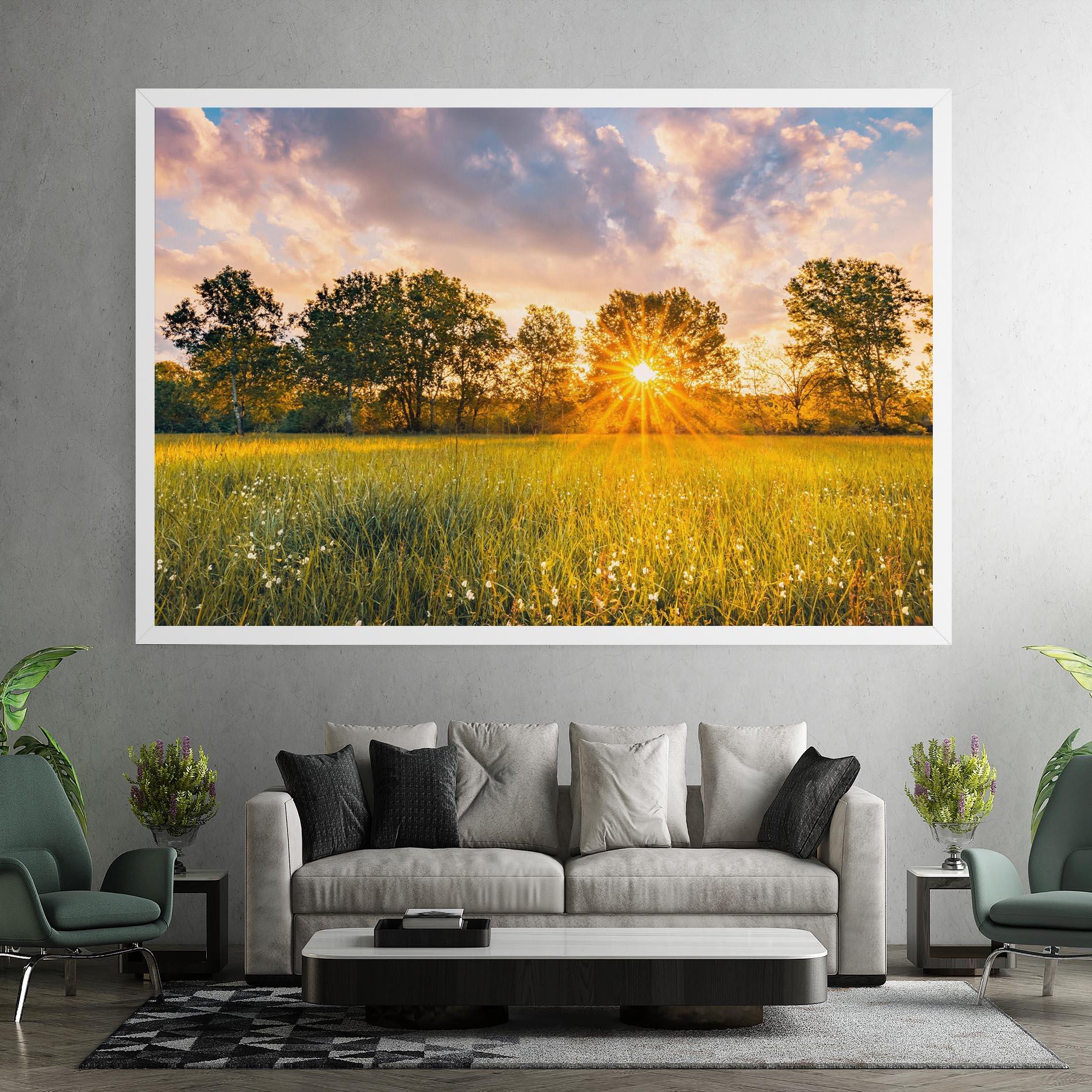 Tablou Canvas Blossoming Meadow mockup 7