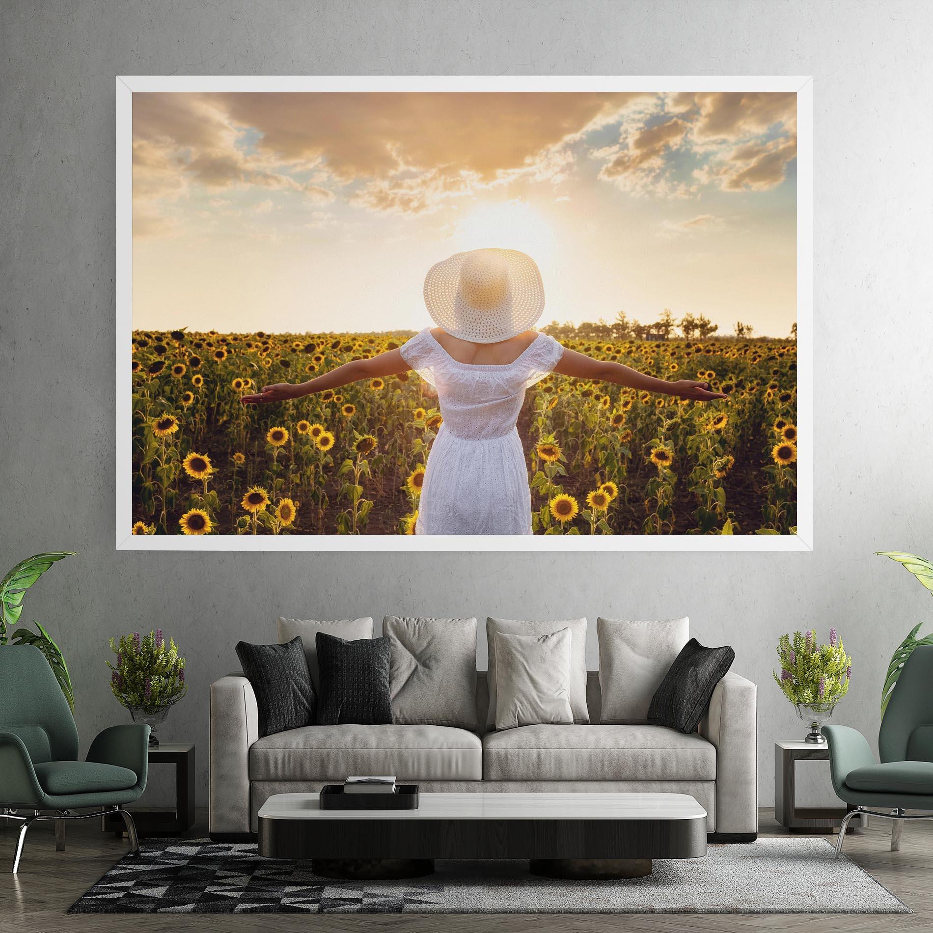 Tablou Canvas Girl In Nature mockup 7