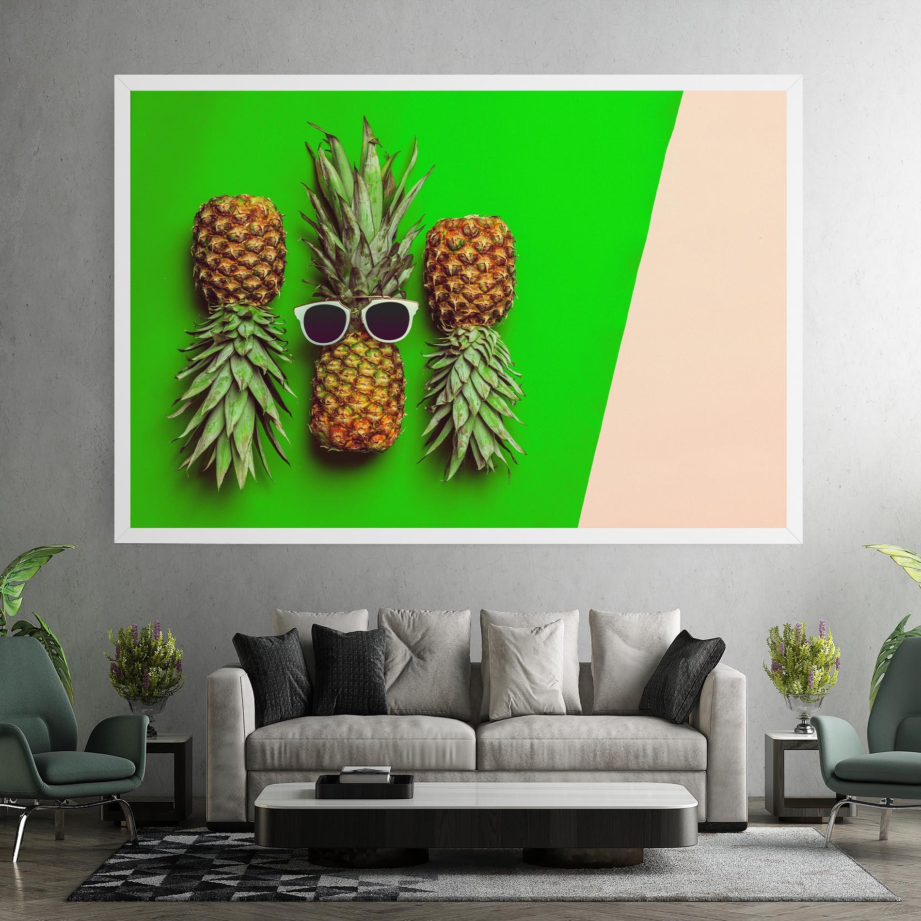 Tablou Canvas Green Pineapple mockup 7