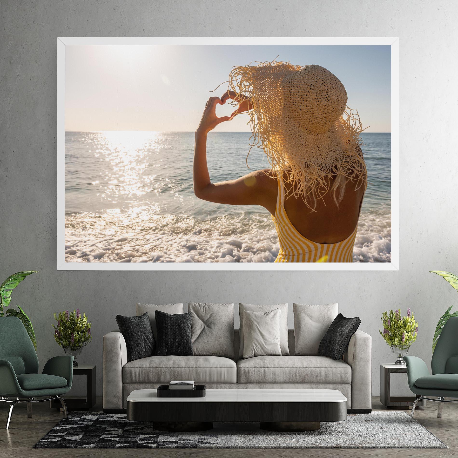 Tablou Canvas Heart Symbol mockup 7