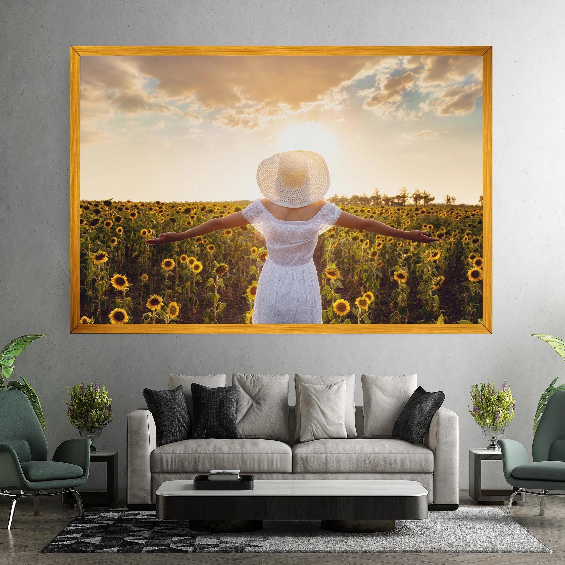 Tablou Canvas Girl In Nature mockup 7
