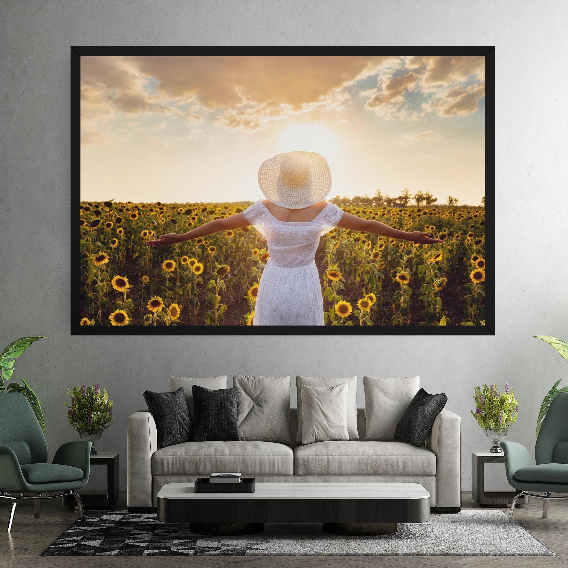 Tablou Canvas Girl In Nature mockup 7