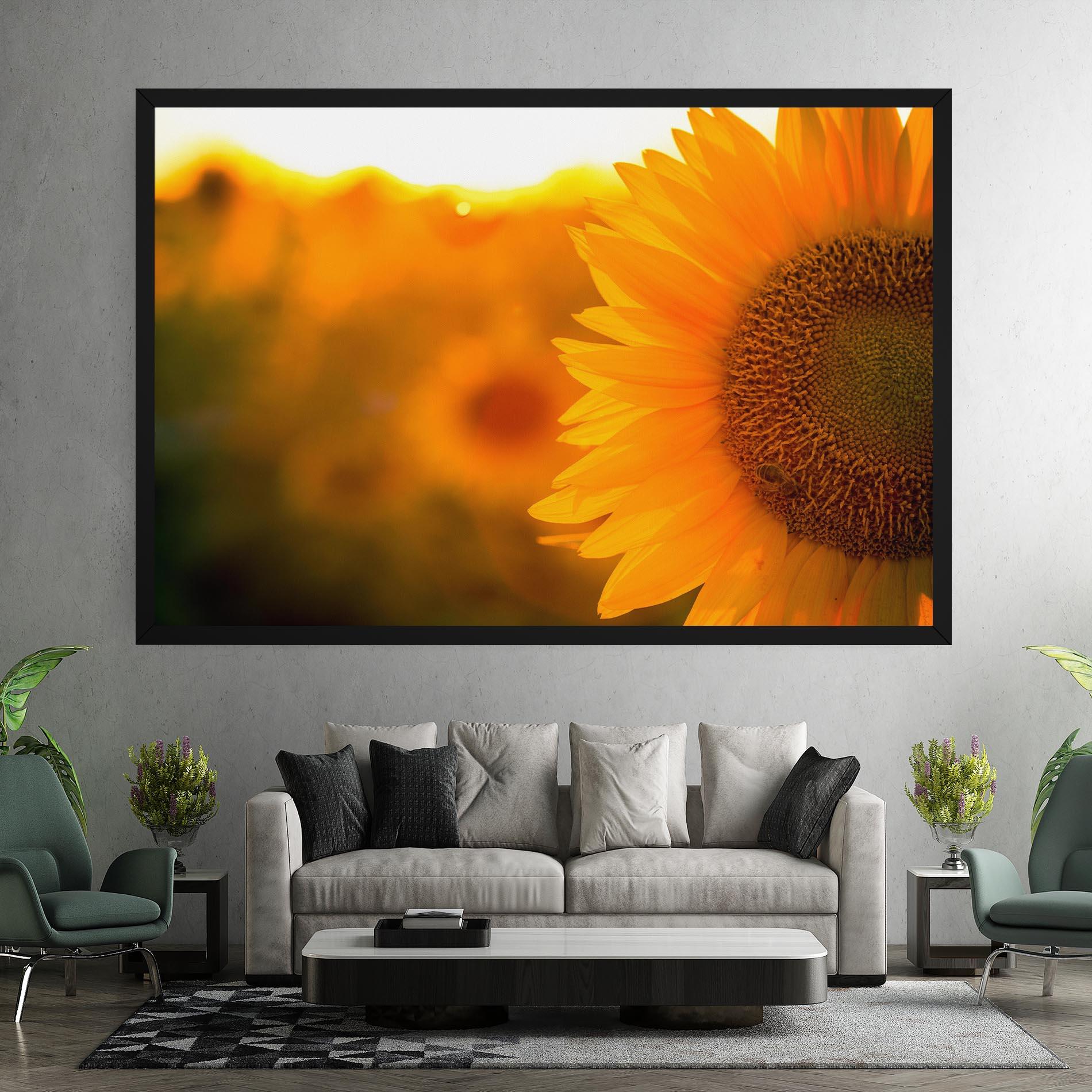 Tablou Canvas Sunflower mockup 7