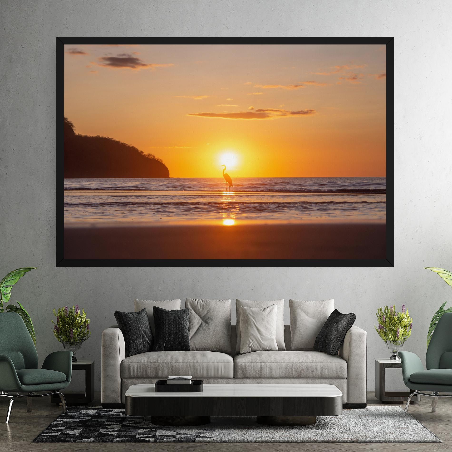 Sunset Bird Silhouette mockup 7