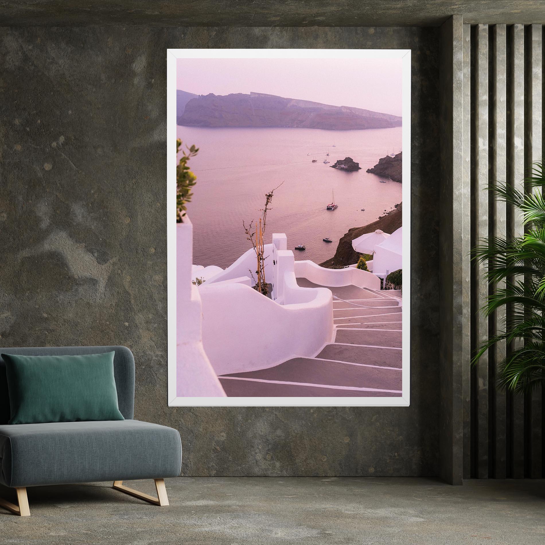 Tablou Canvas Grece Strairs mockup 7