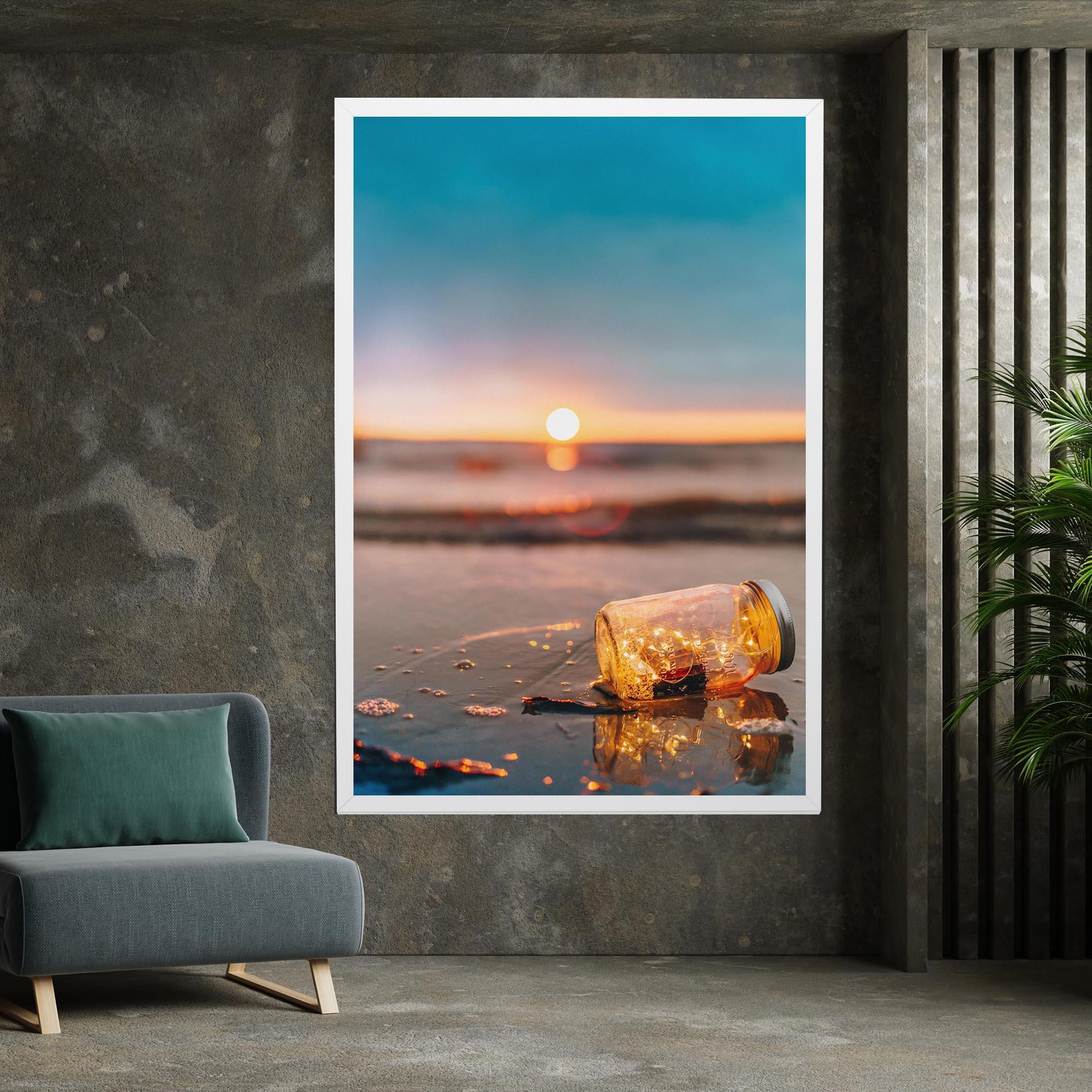 Tablou Canvas Jar With Lights mockup 7