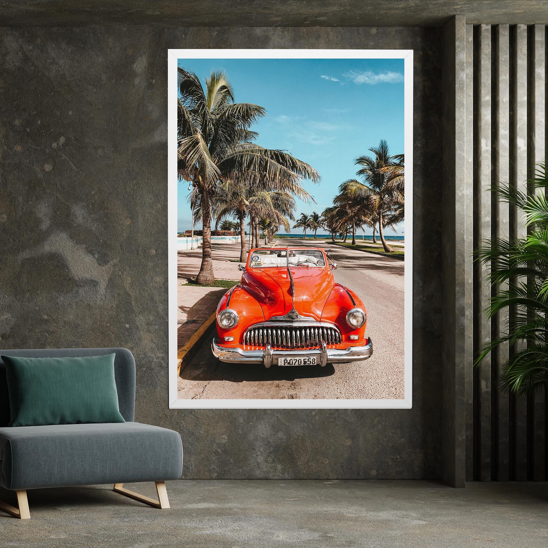 Tablou Canvas Red Summer Car mockup 7