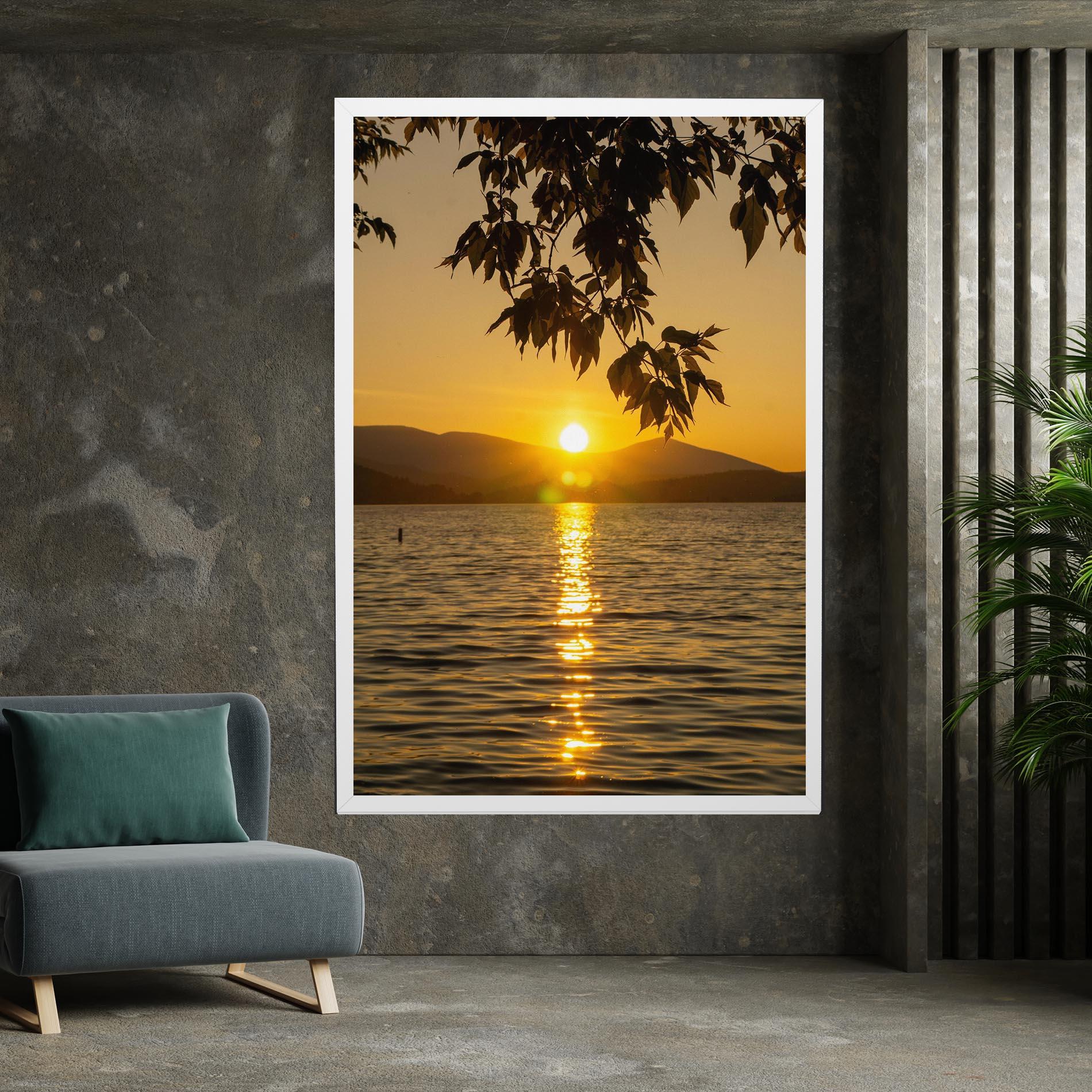 Tablou Canvas Yellow Sunrise mockup 7