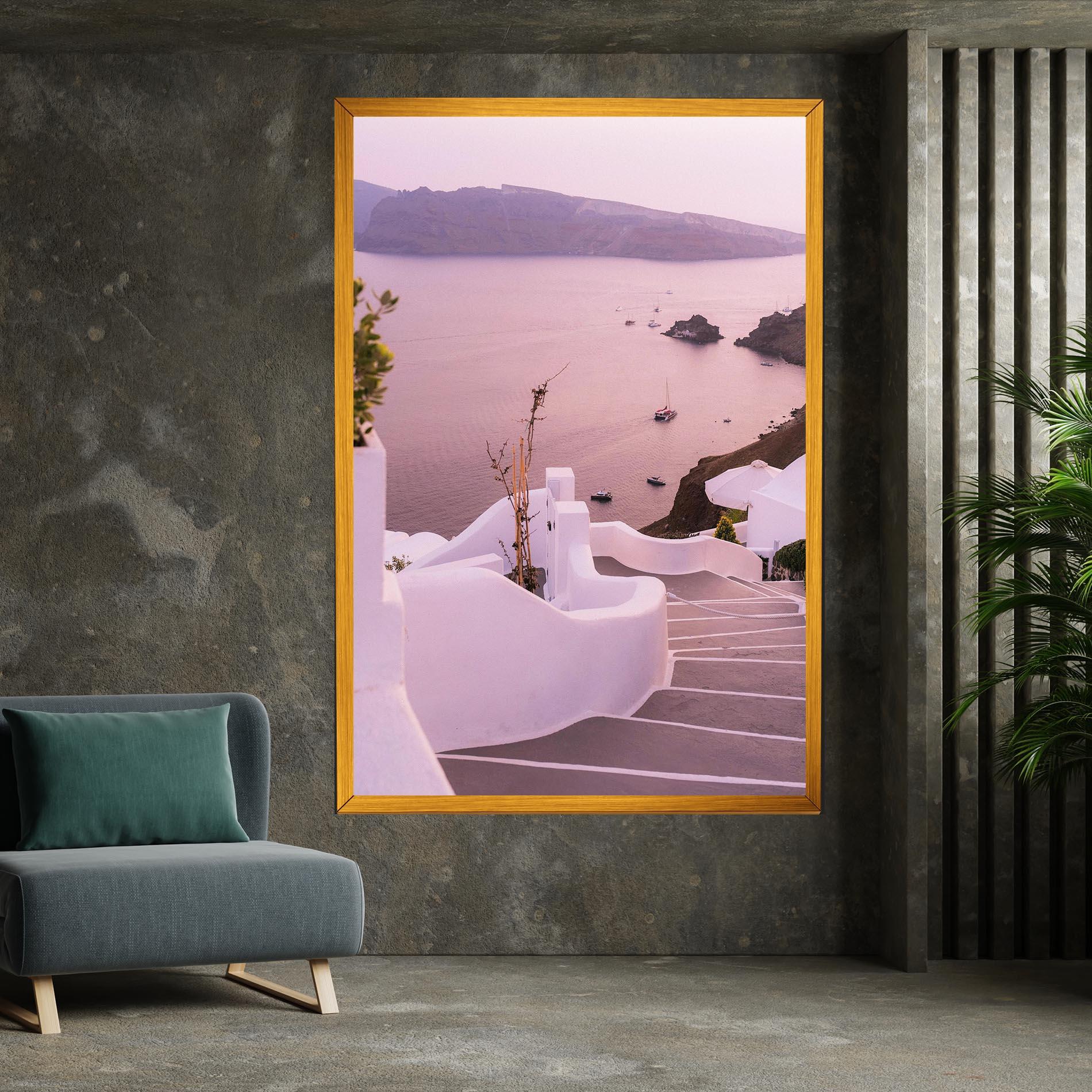 Tablou Canvas Grece Strairs mockup 7
