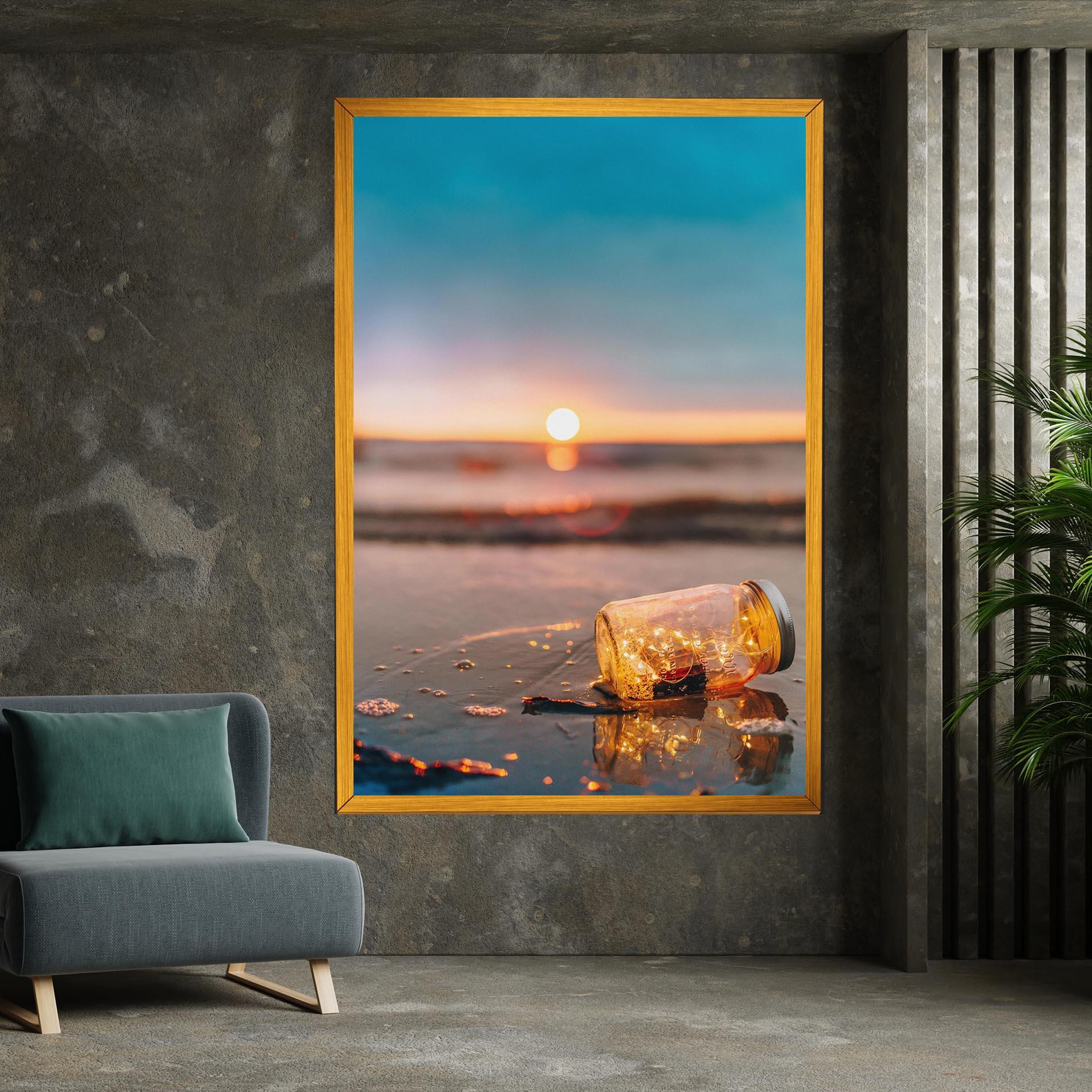 Tablou Canvas Jar With Lights mockup 7