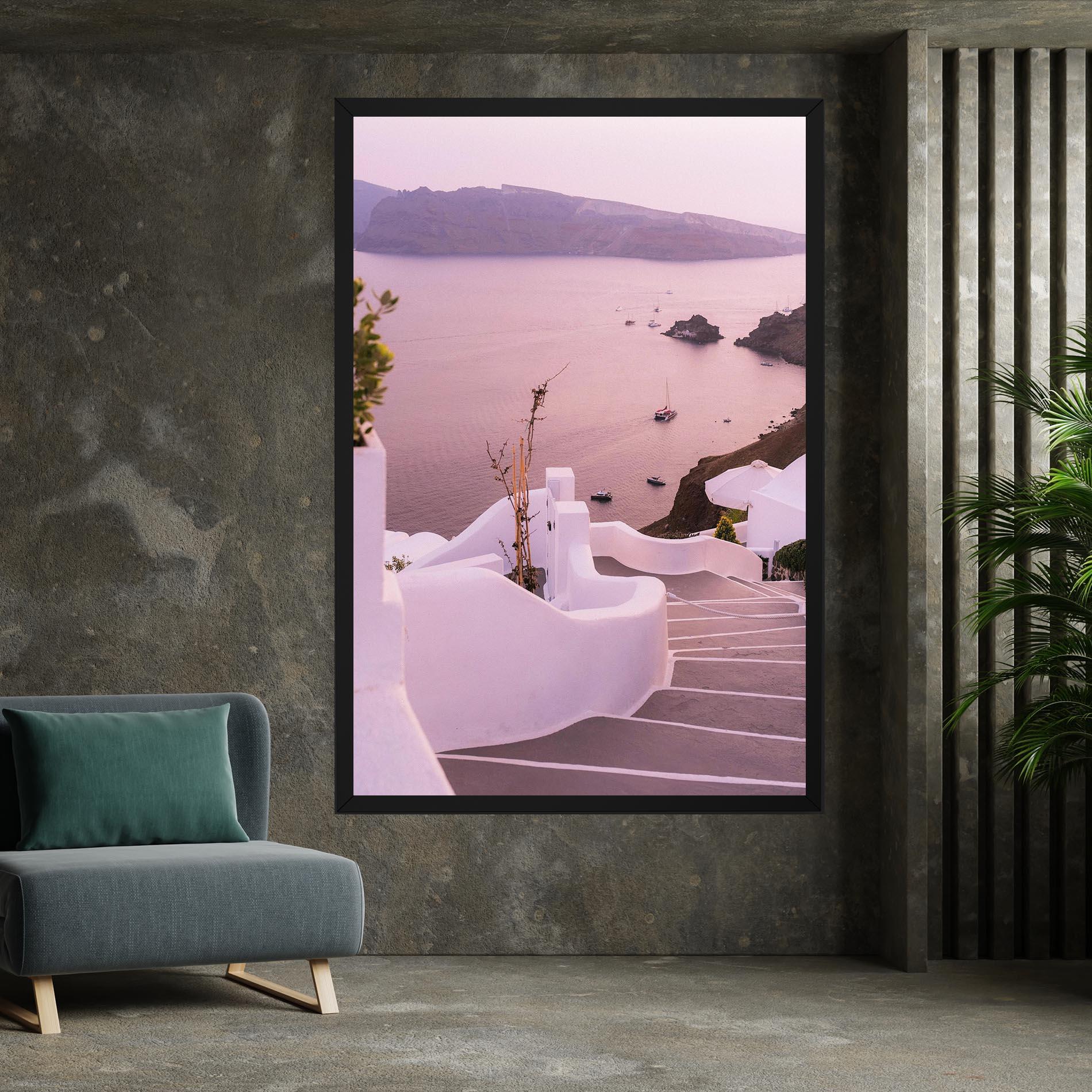 Tablou Canvas Grece Strairs mockup 7